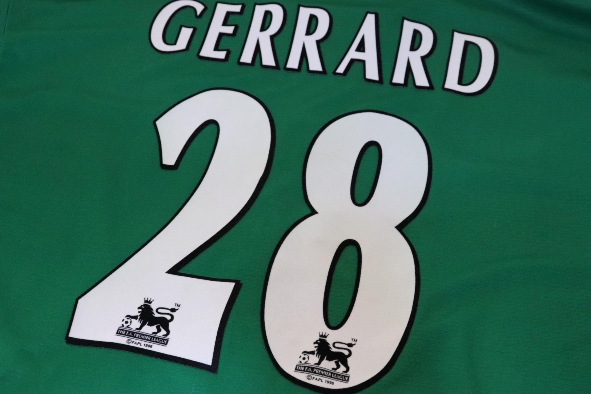 1999-2000 Liverpool Away S/S #28 Gerrard - L
