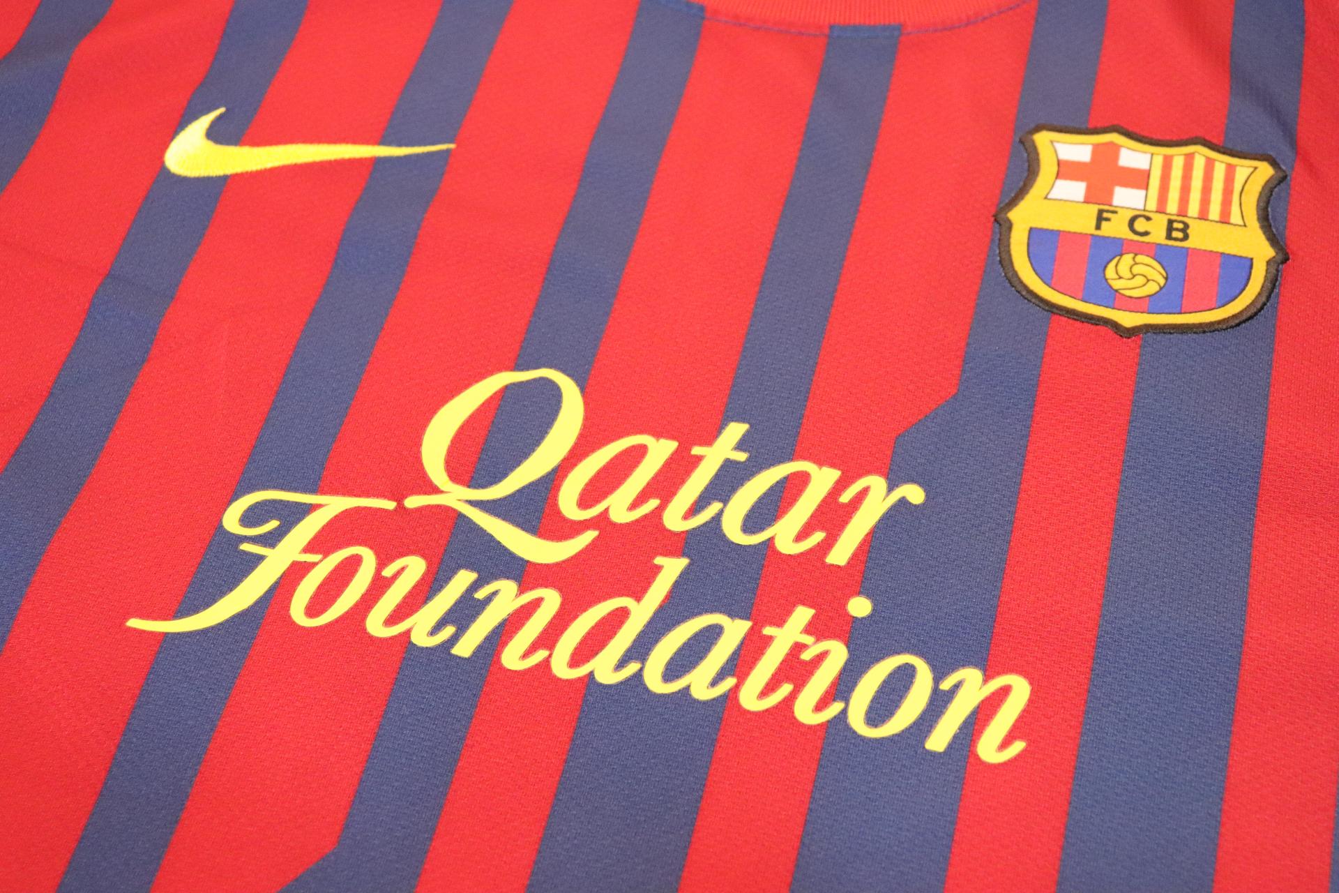 2011-2012 Barcelona Home S/S #8 A.Iniesta - XXL