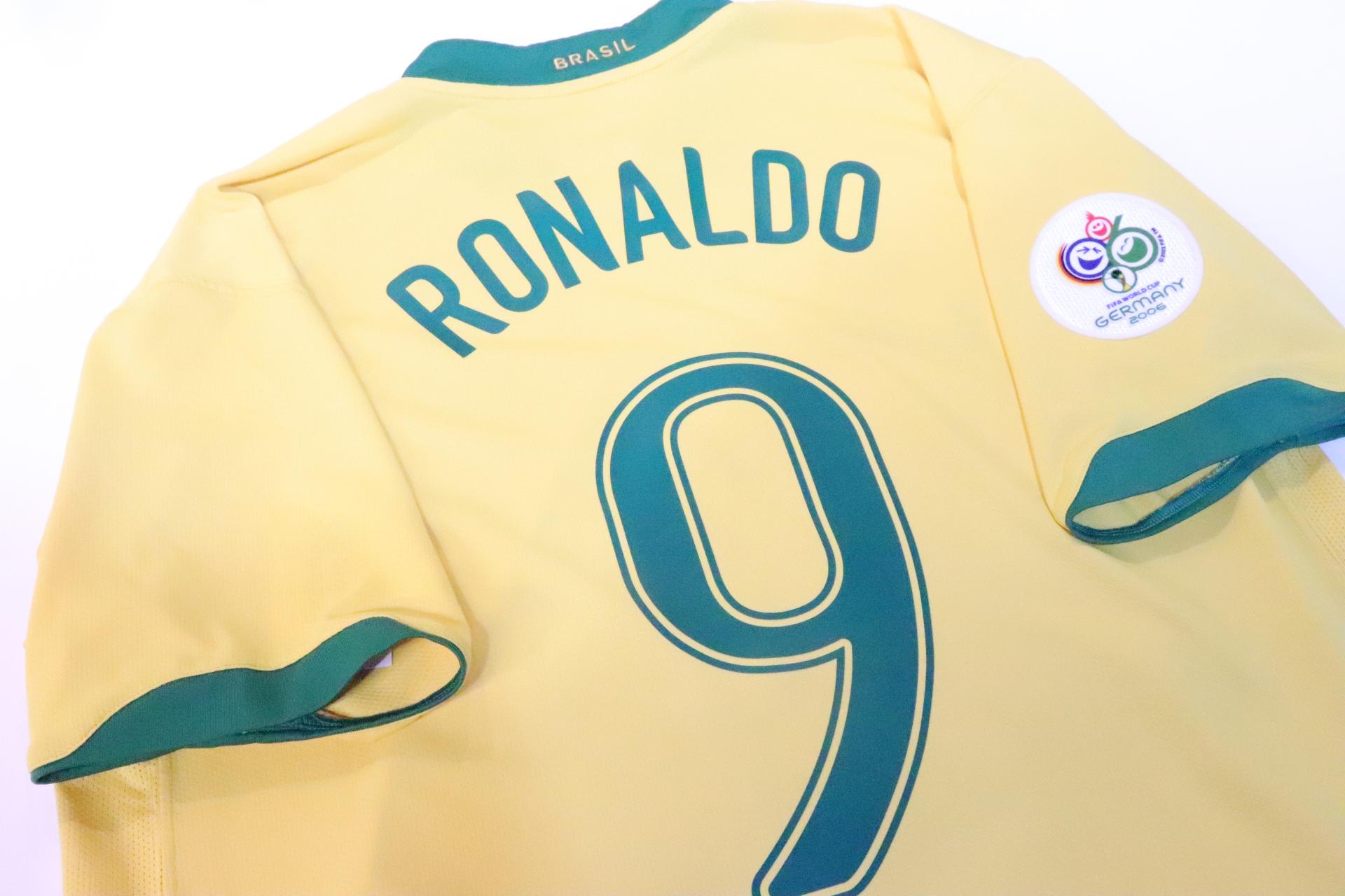 2006-2008 Brazil Home S/S #9 Ronaldo - XL