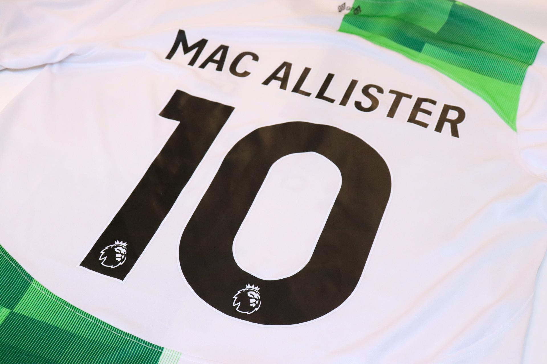 2023-2024 Liverpool Away S/S #10 Mac Allister - L