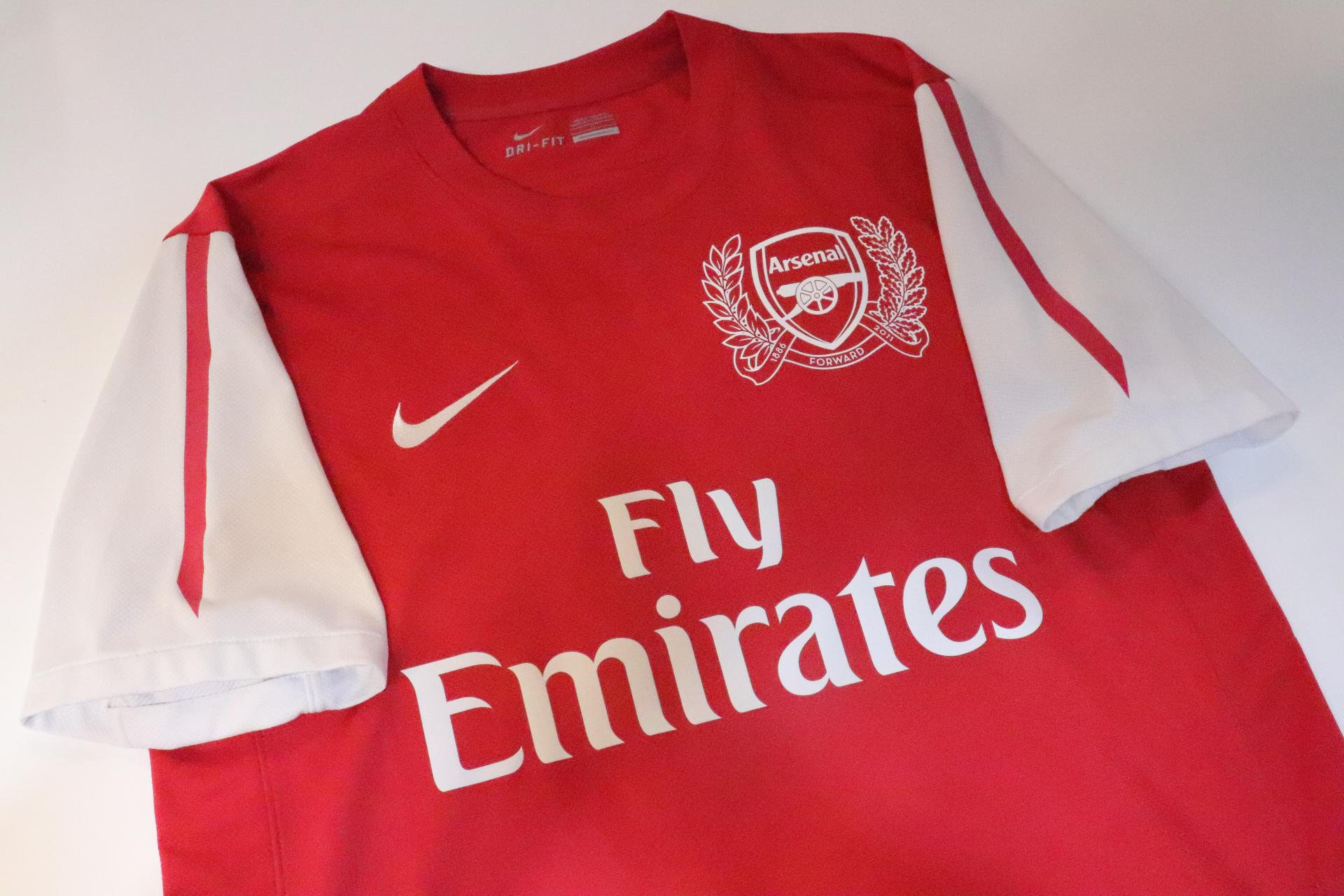 2011-2012 Arsenal Home S/S #9 J.Y. Park - L