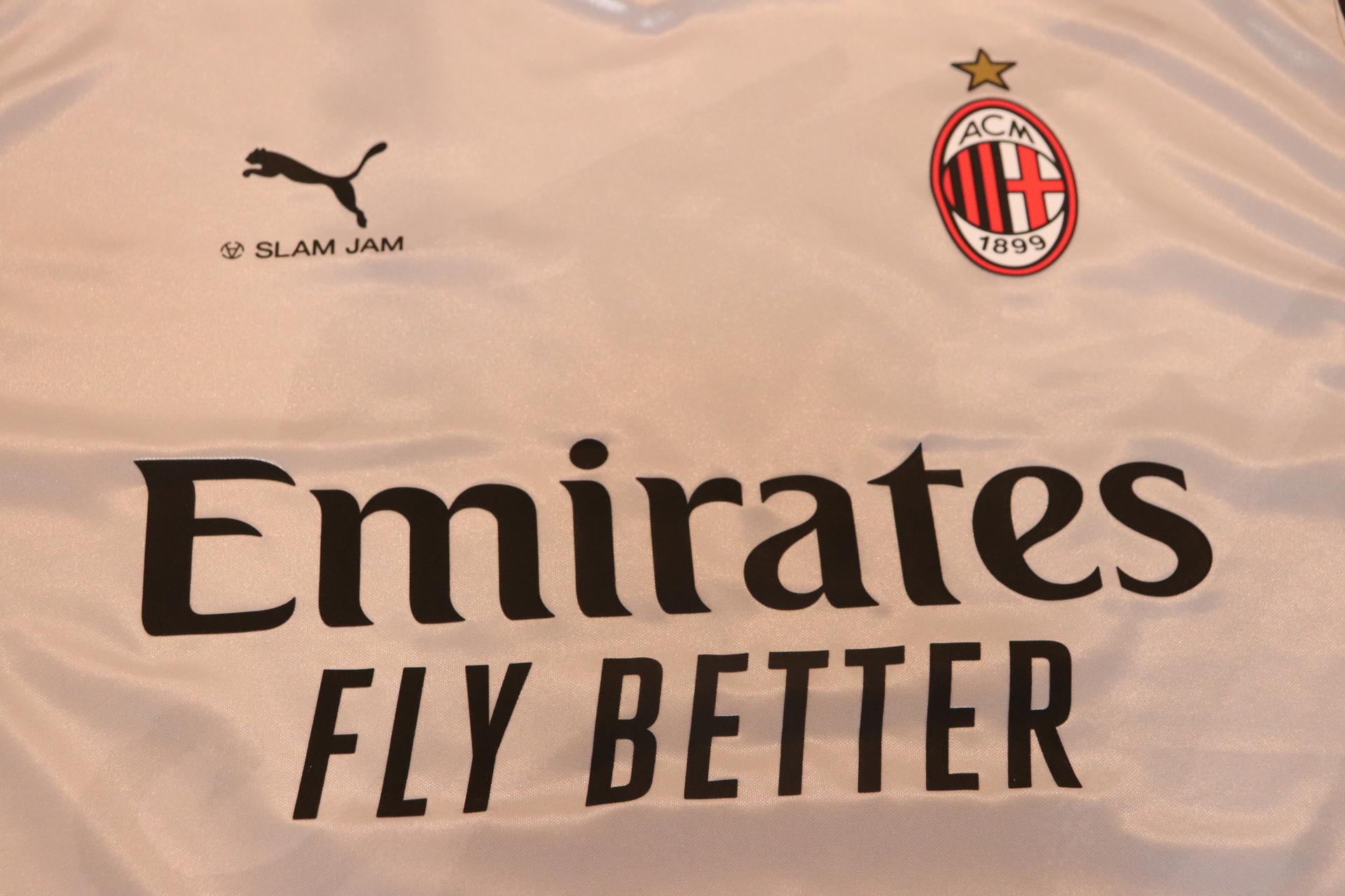2025-2026 AC Milan 4th x SLAM JAM L/S #14 Modric (Official) - XXL