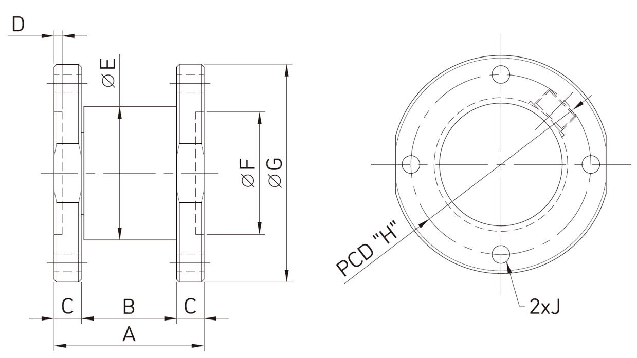 센서솔루션 NF 시리즈 소용량 토크센서 도면
