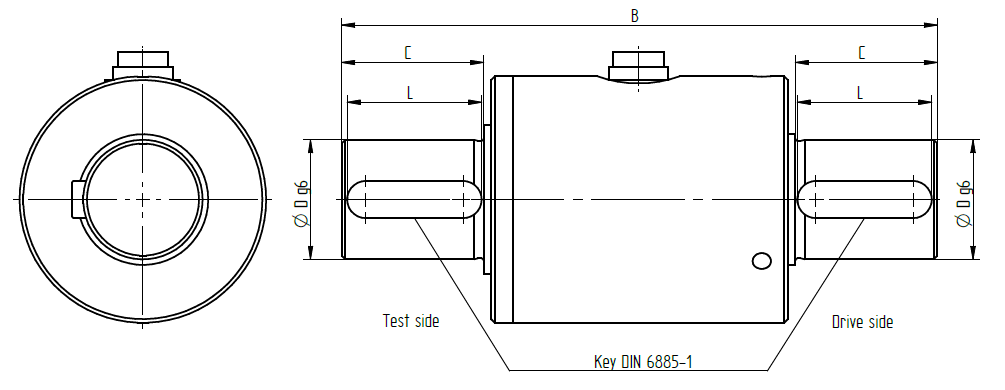 D-2452-P 키홈 모델 도면