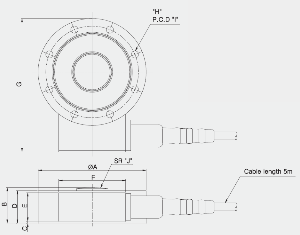 CLSC 로드셀 도면