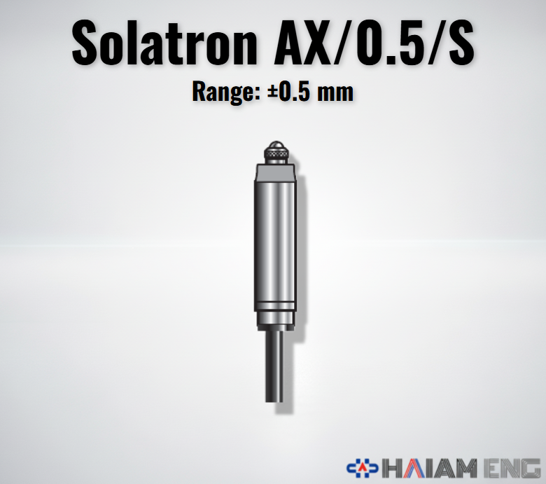 Solartron AX/0.5/S 초소형 아날로그 LVDT 프로브 0.5mm 8mm 바디