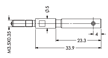 PGD-T-M3.5 Φ4.0-4.6