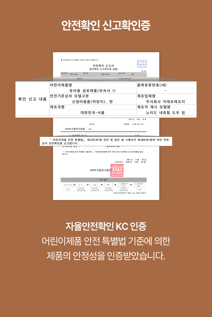 [노티드] 네추럴 도우 빕 선물 세트 (3개입)