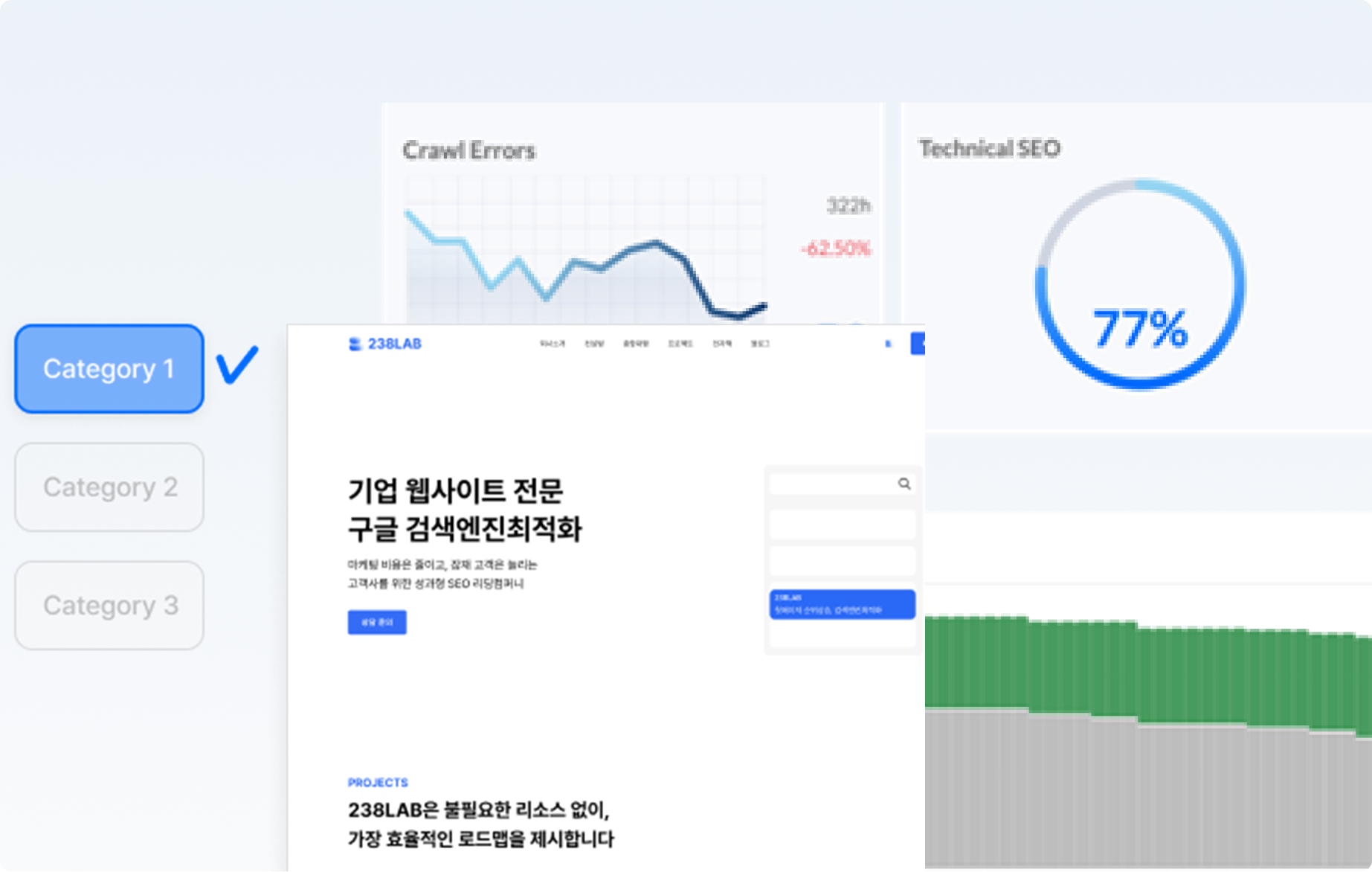 고객사 웹사이트 콘텐츠 구성 평가