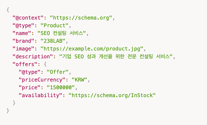 Product 스키마 예시