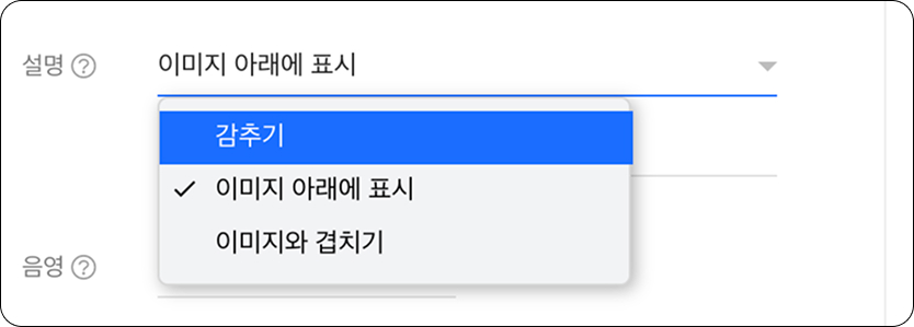 아임웹이미지위젯대체텍스트감추기