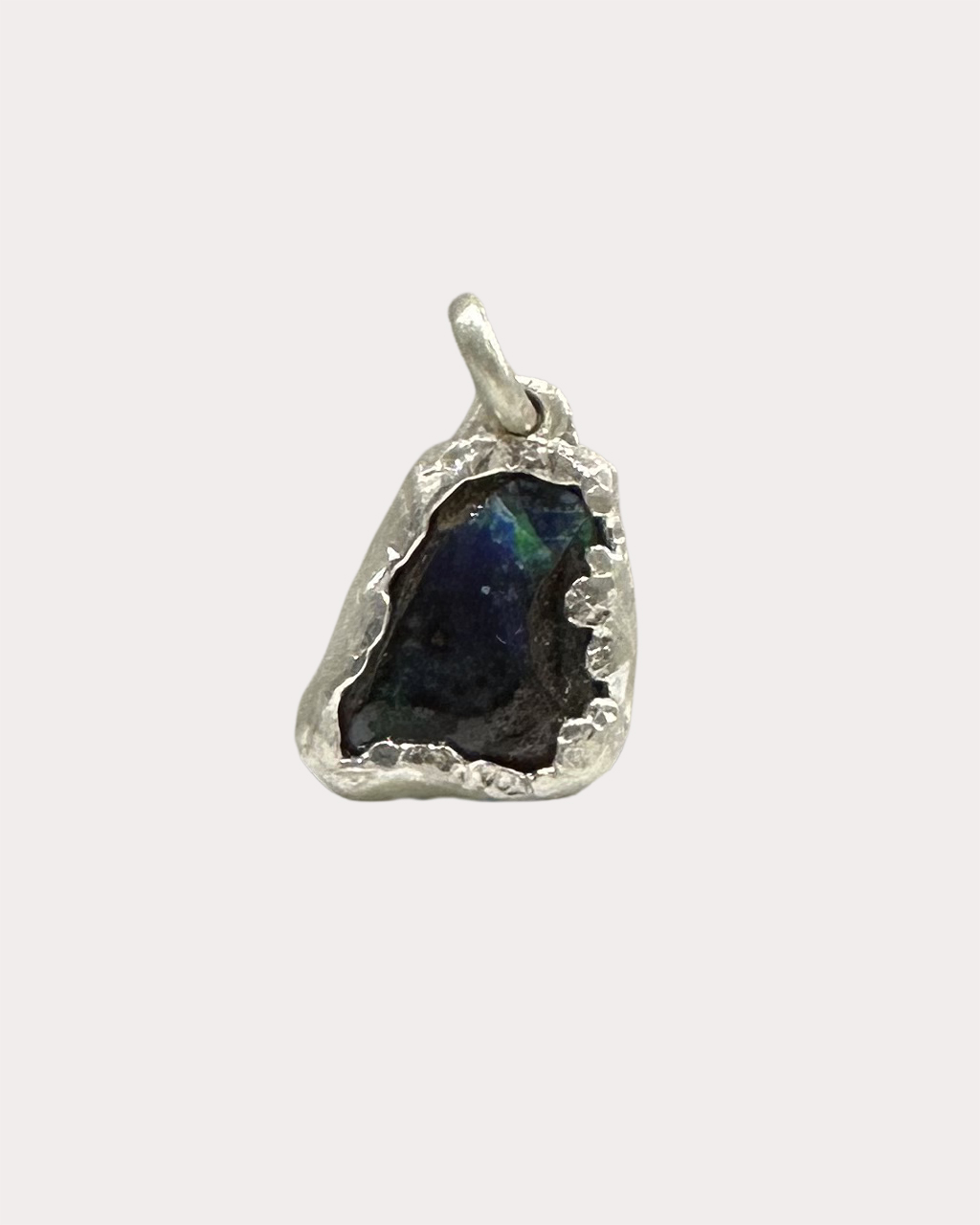 Typical Foundation / Boulder Opal Ring Necklace
