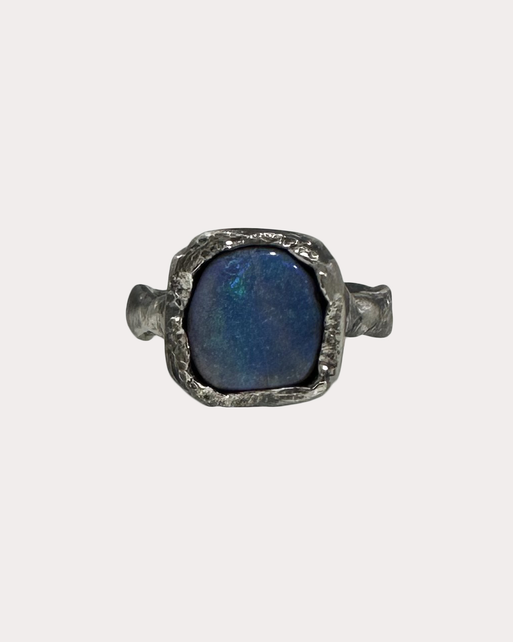 Typical Foundation / Boulder Opal Ring