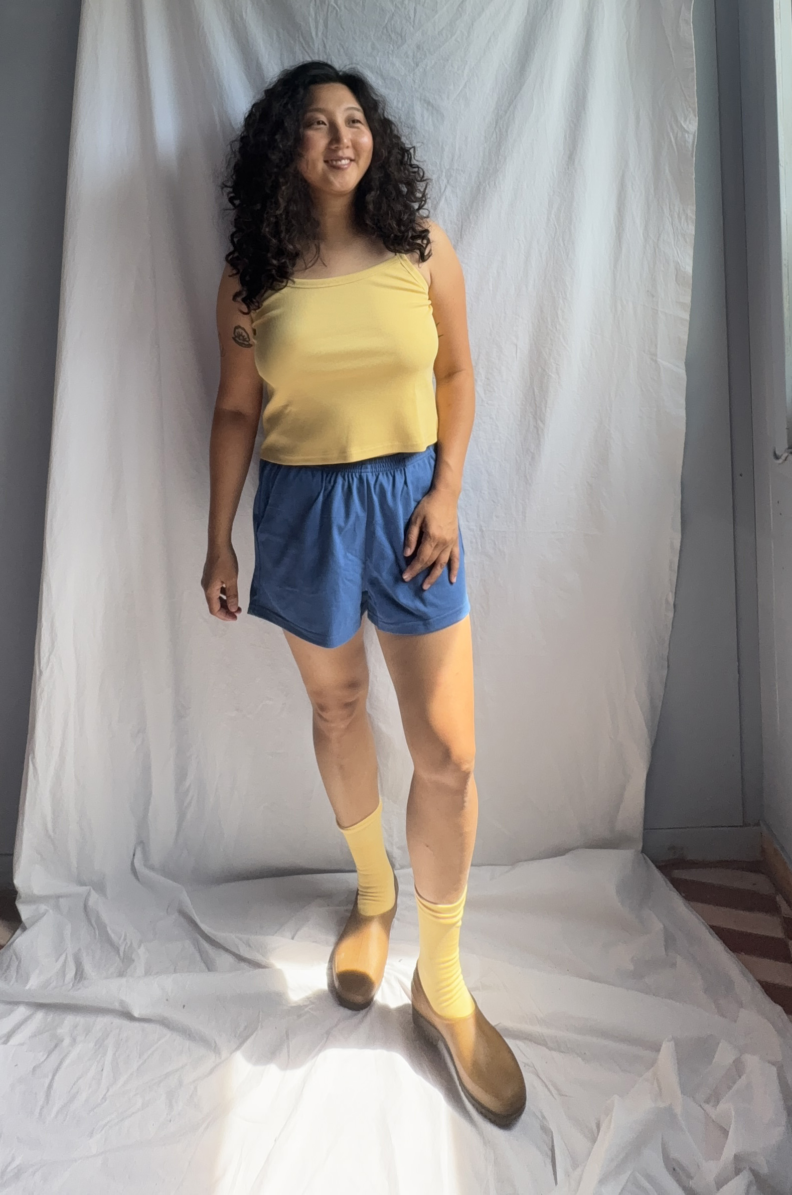 summer tank top_lemon