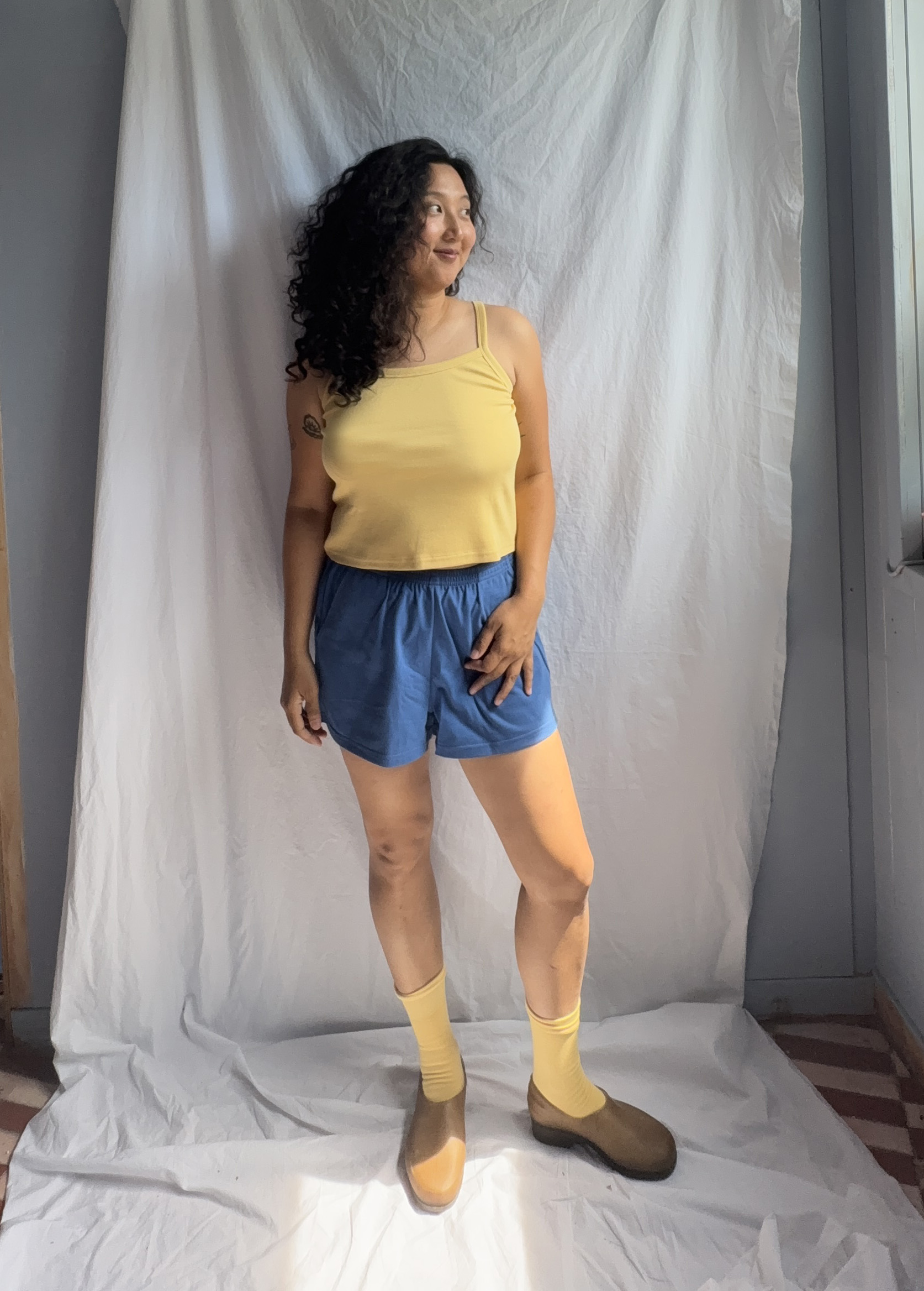 summer tank top_lemon