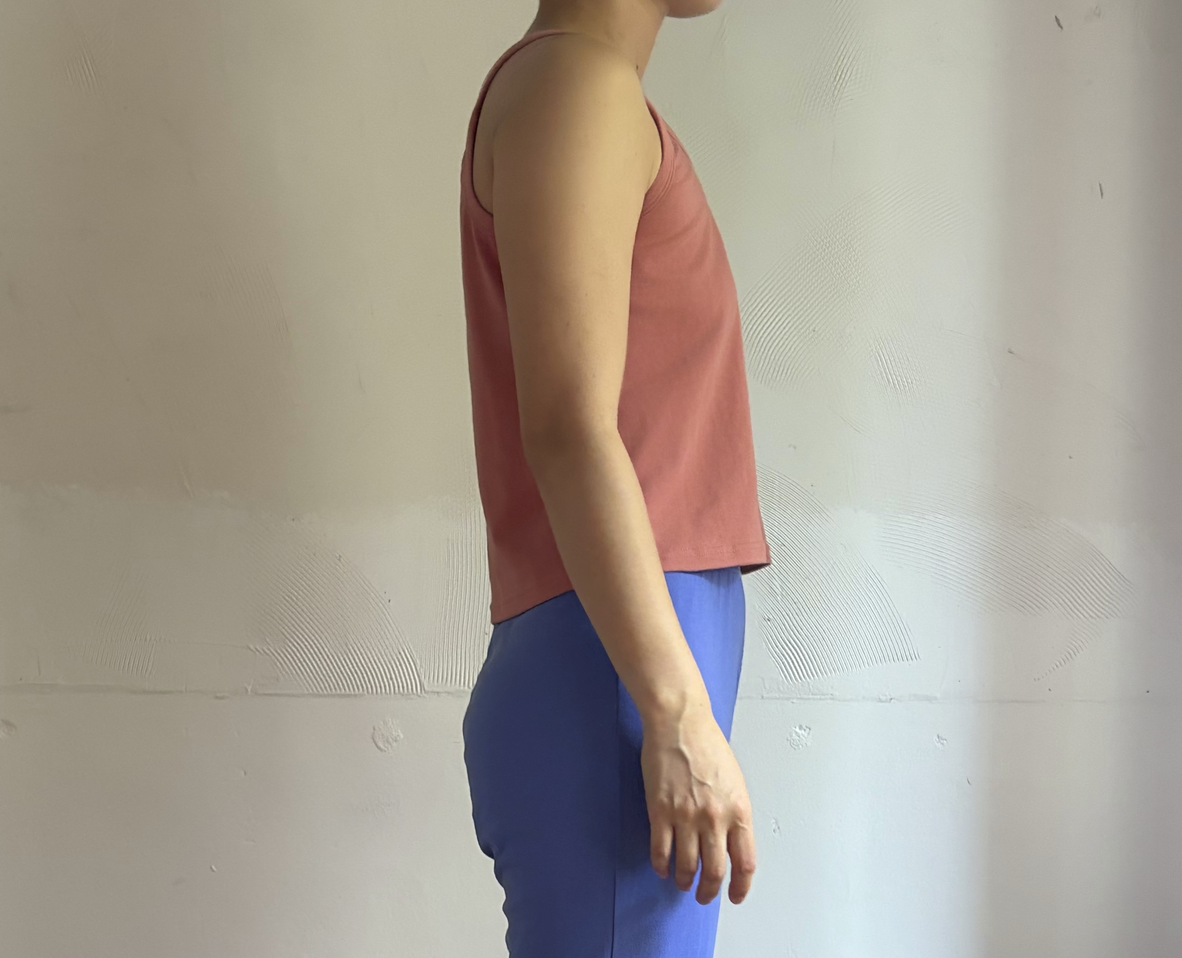 summer tank top_apricot