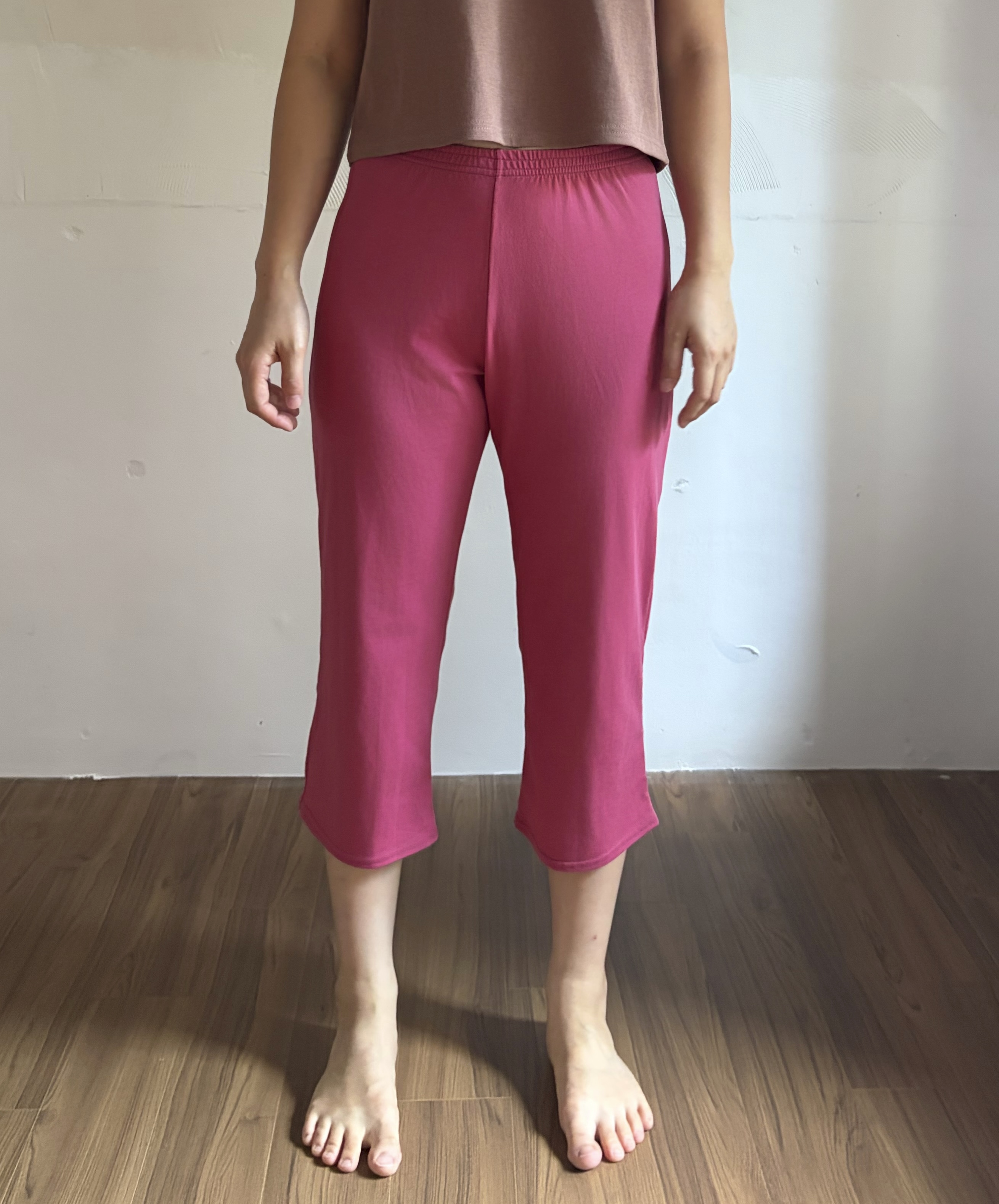 Color Capris_raspberry