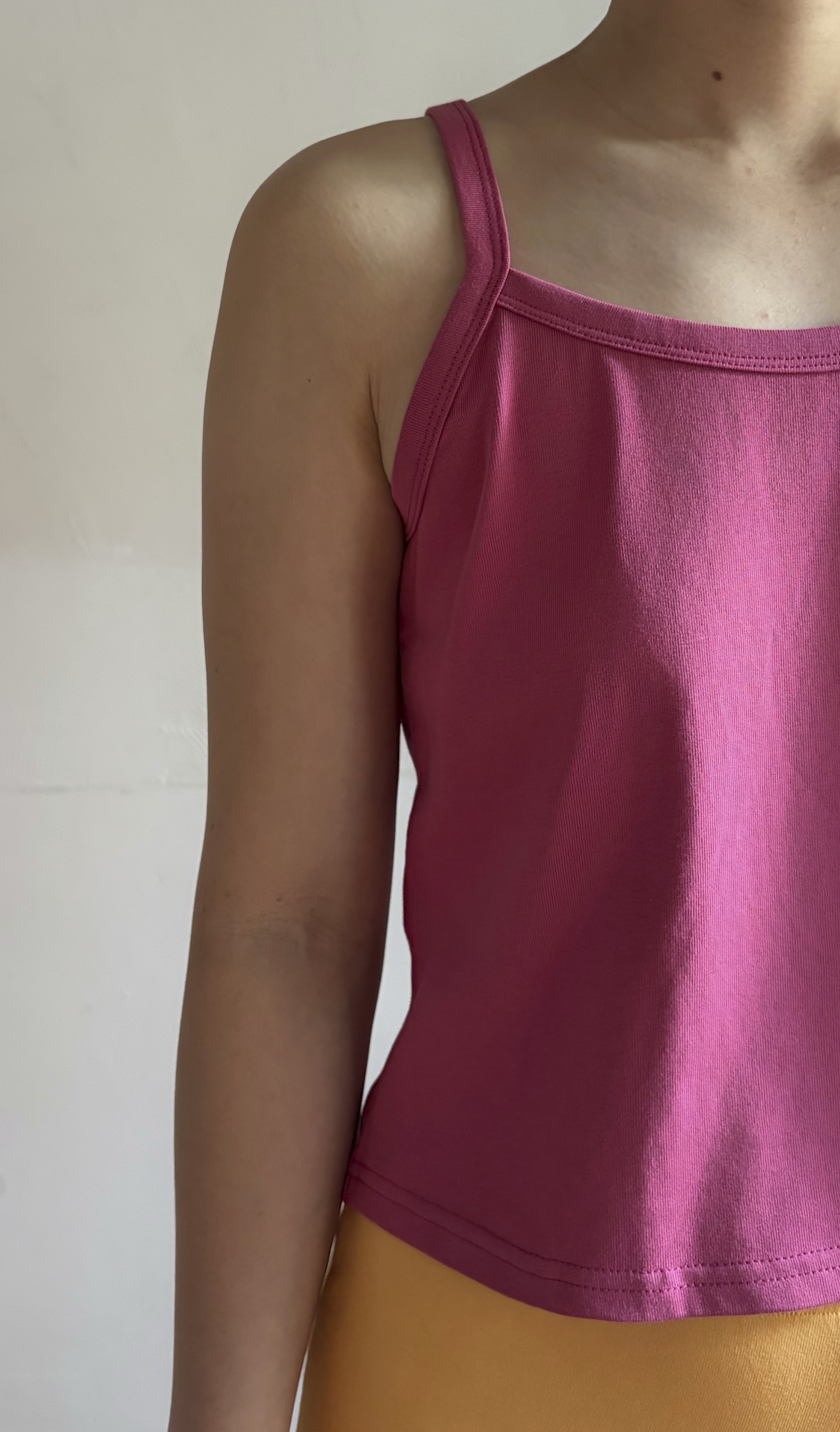 summer tank top_raspberry pink