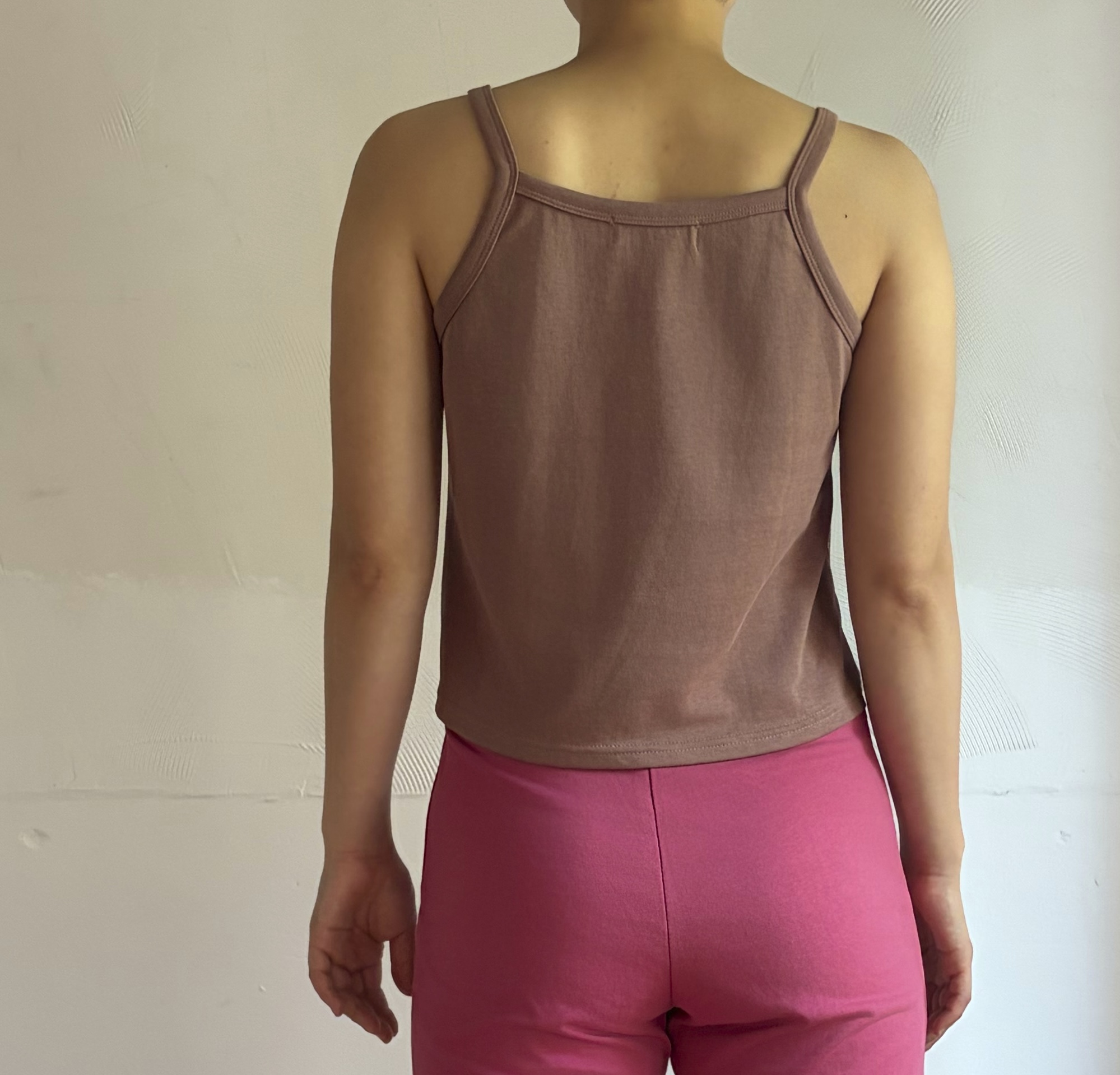 summer tank top_cocoa