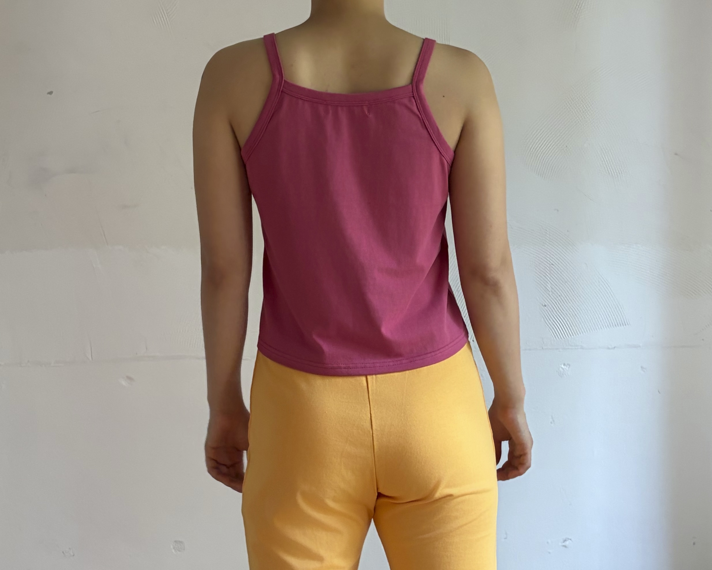 summer tank top_raspberry pink