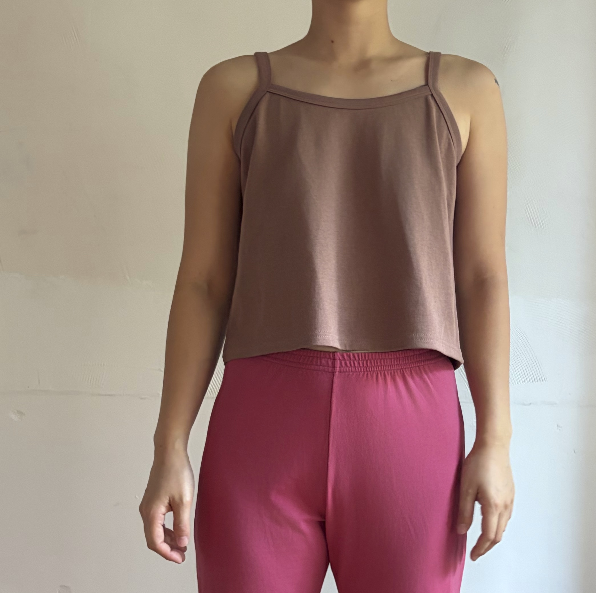 summer tank top_cocoa