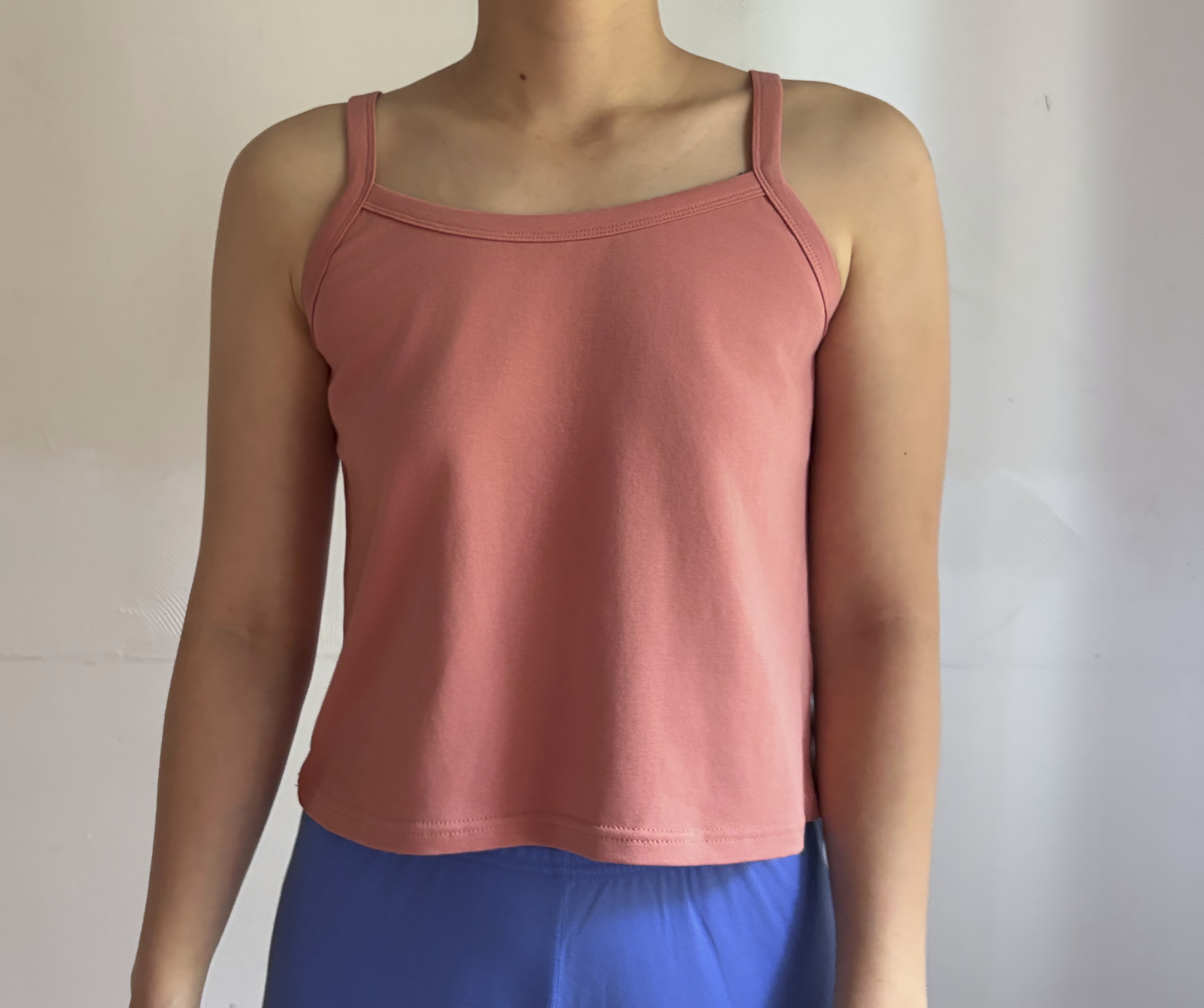 summer tank top_apricot