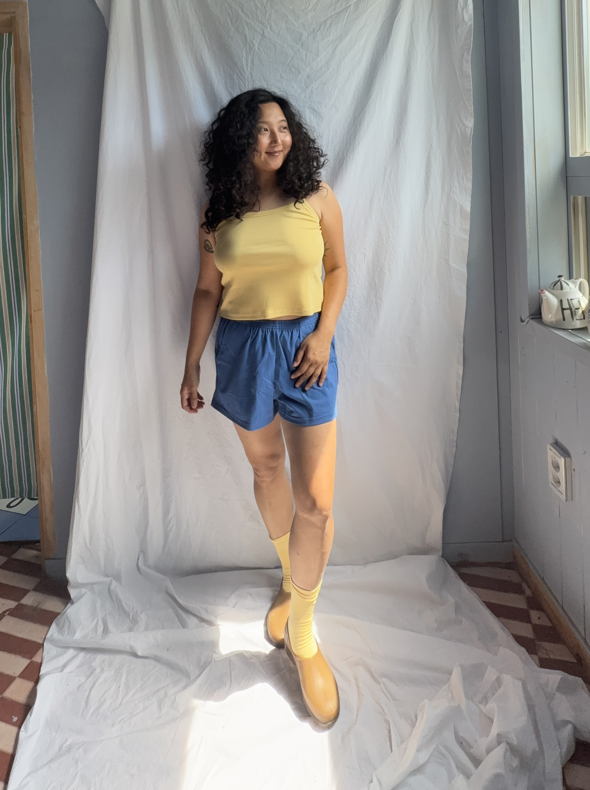summer tank top_lemon