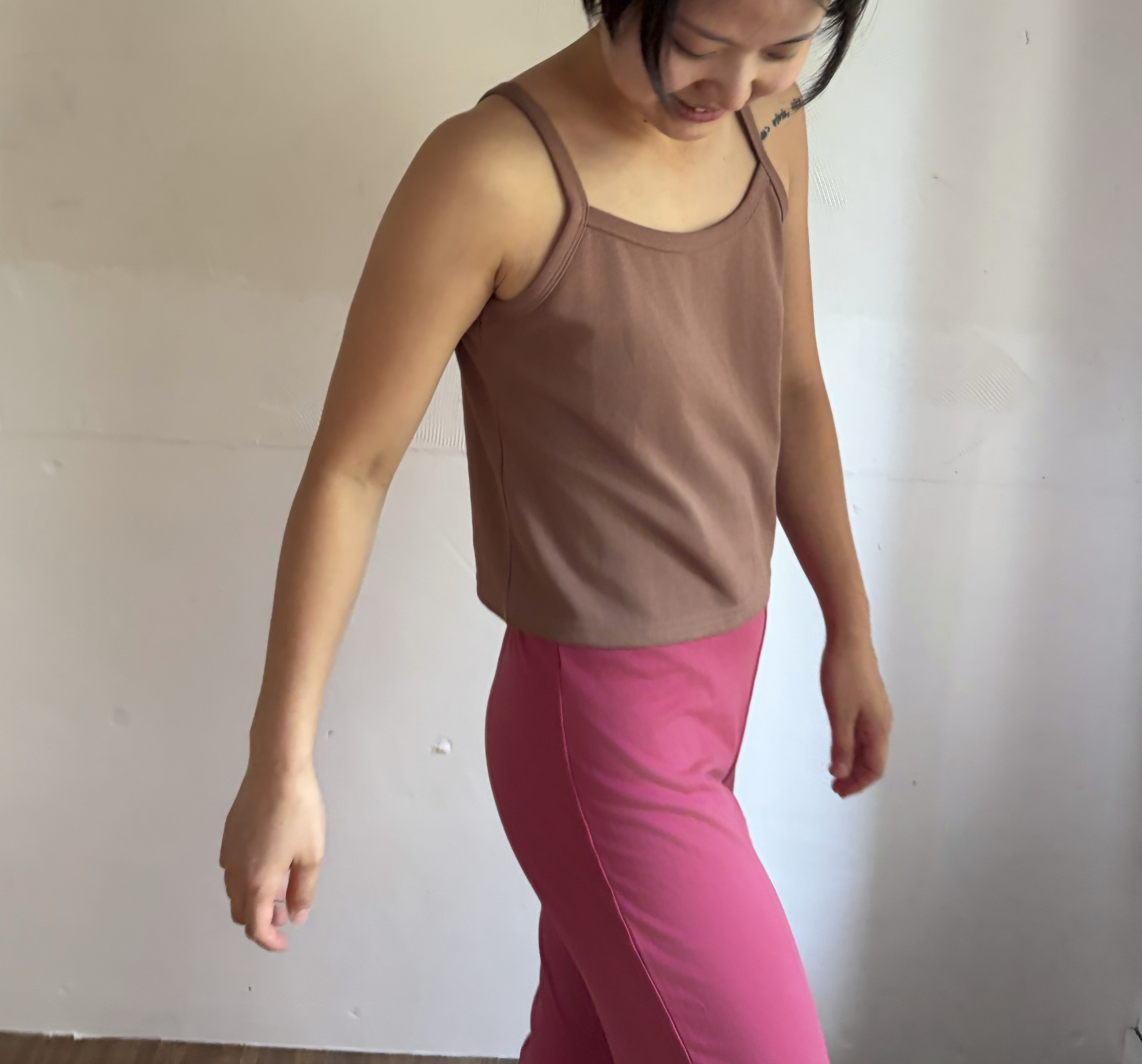 summer tank top_cocoa
