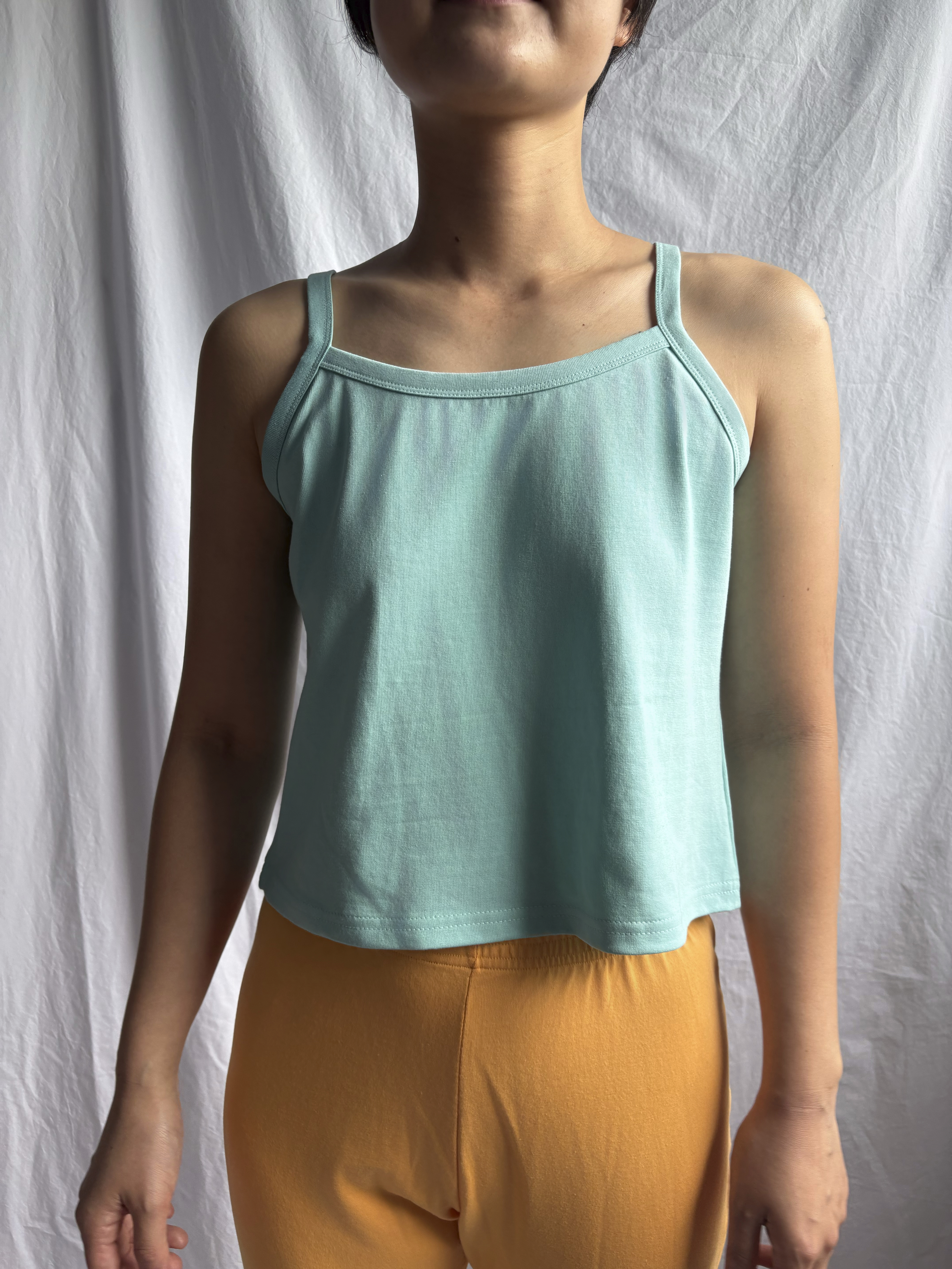 summer tank top_fresh mint