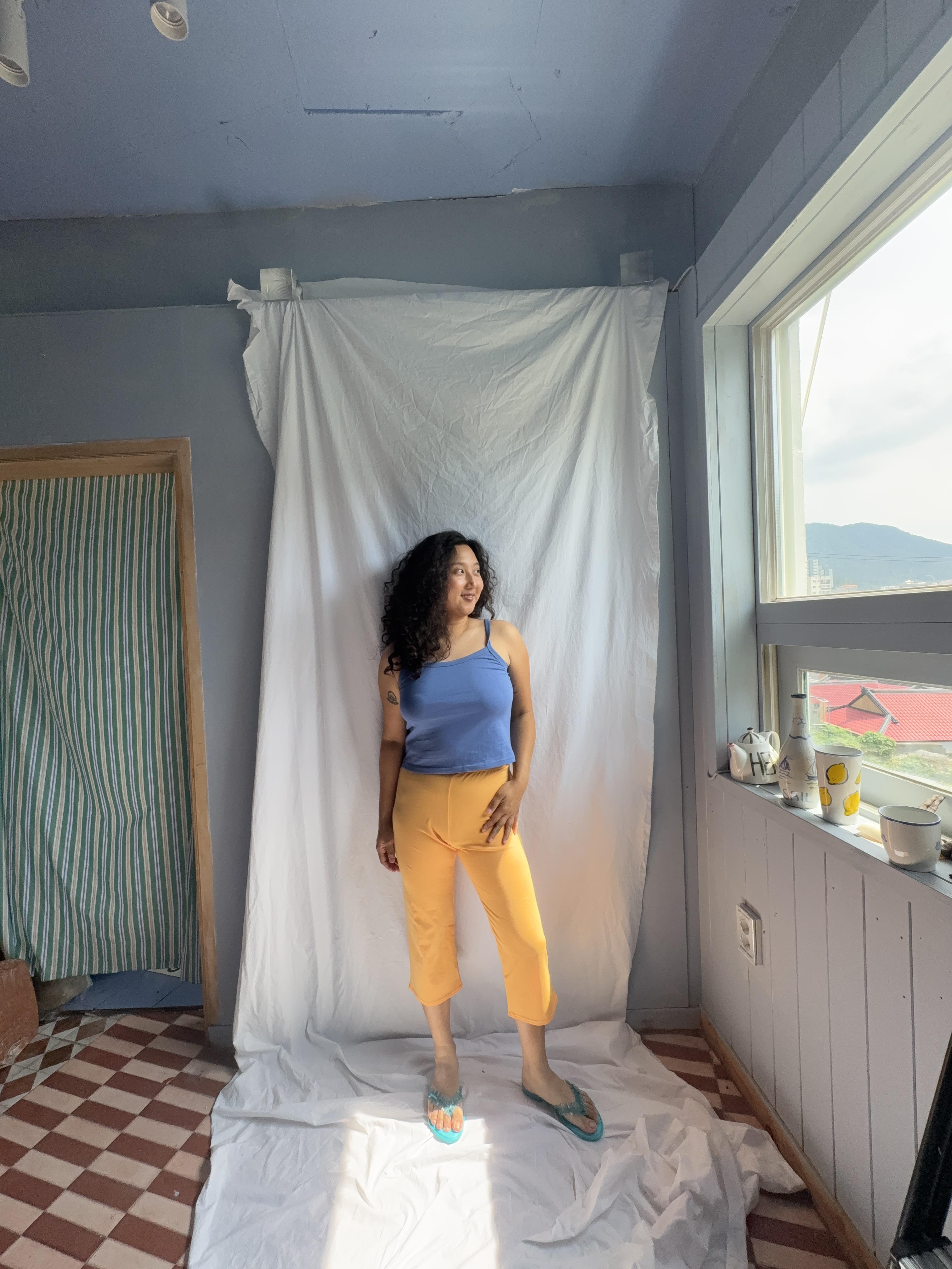 Color Capris_fresh orange