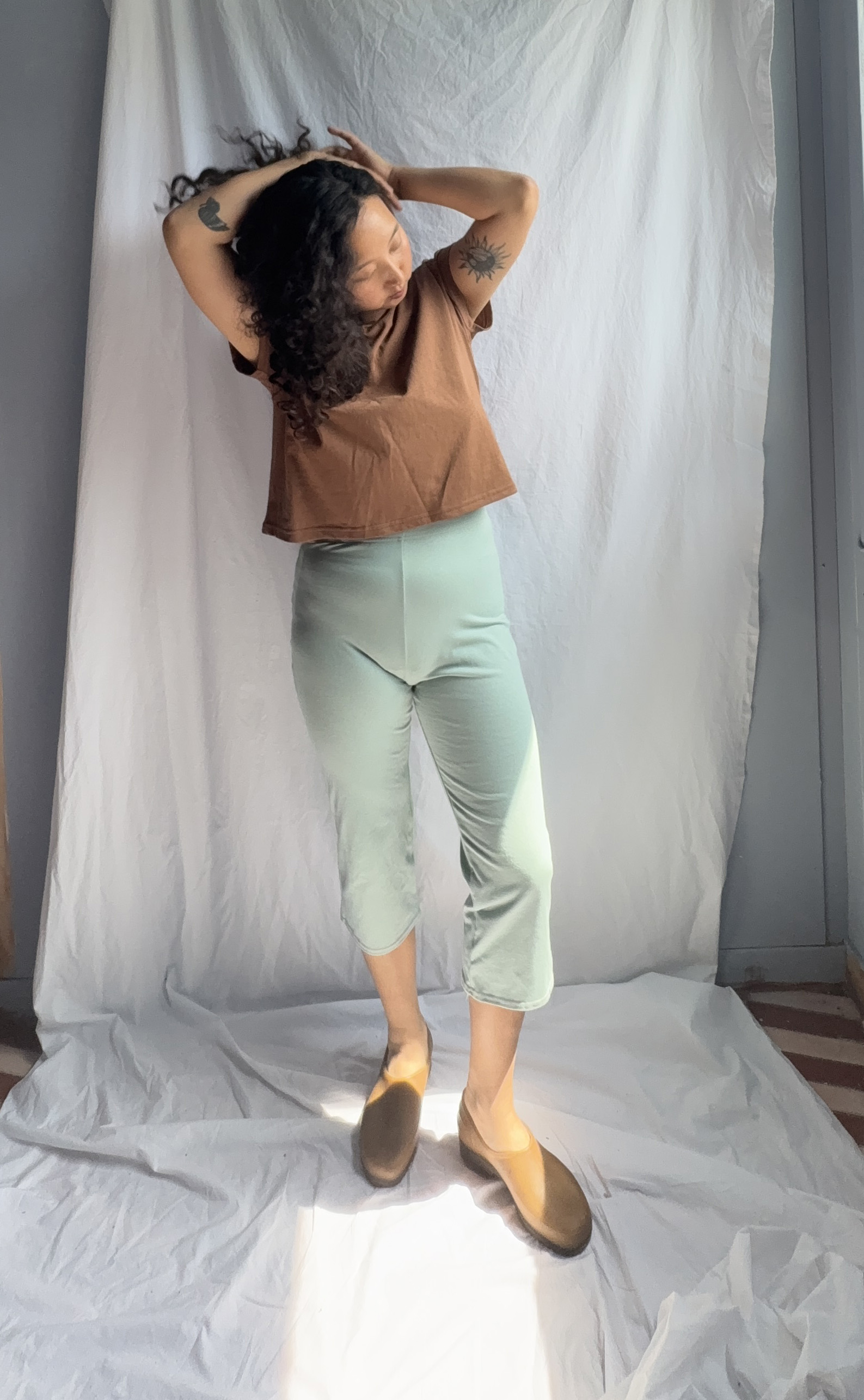 Color Capris_icy mint