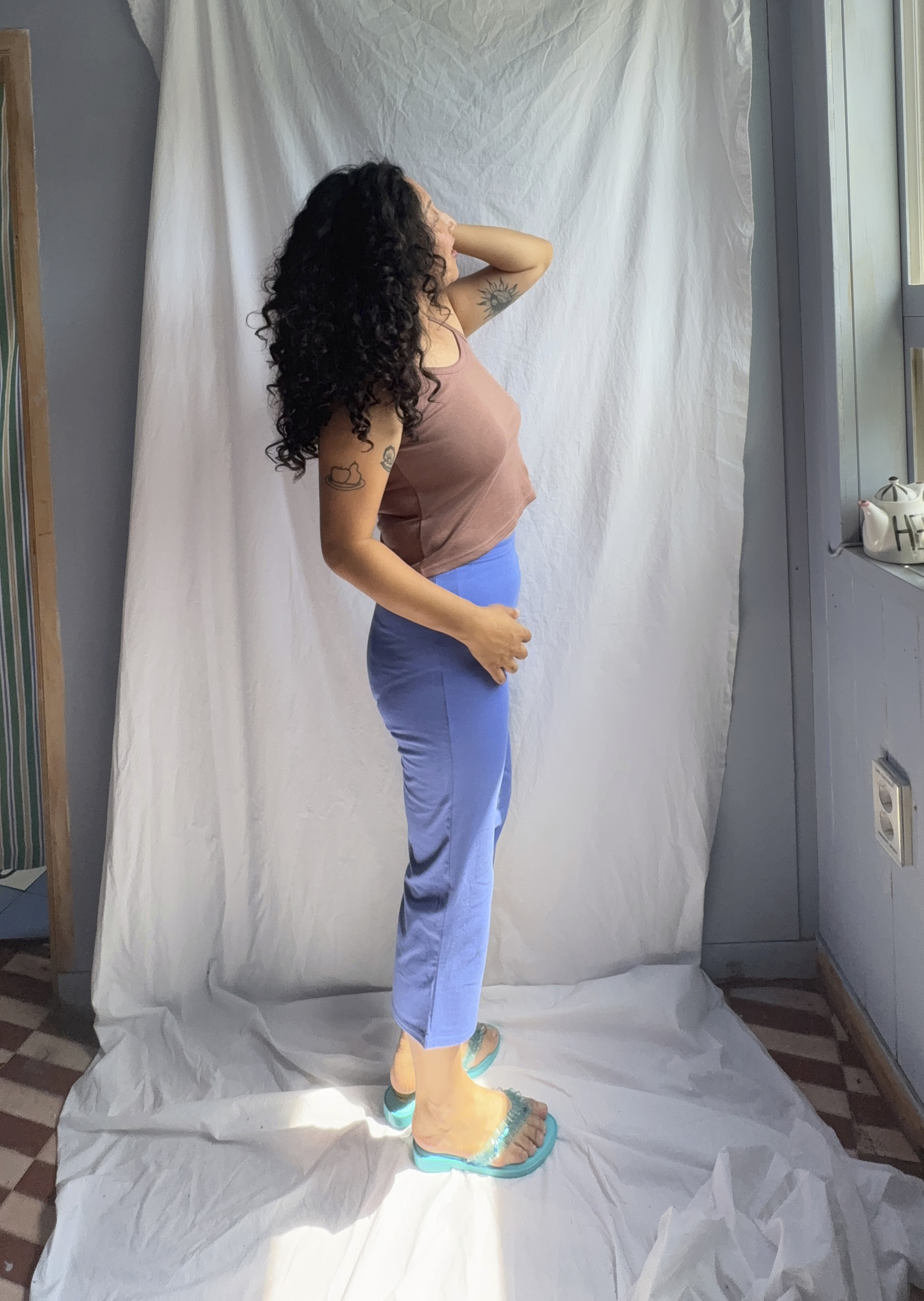 Color Capris_pacific blue