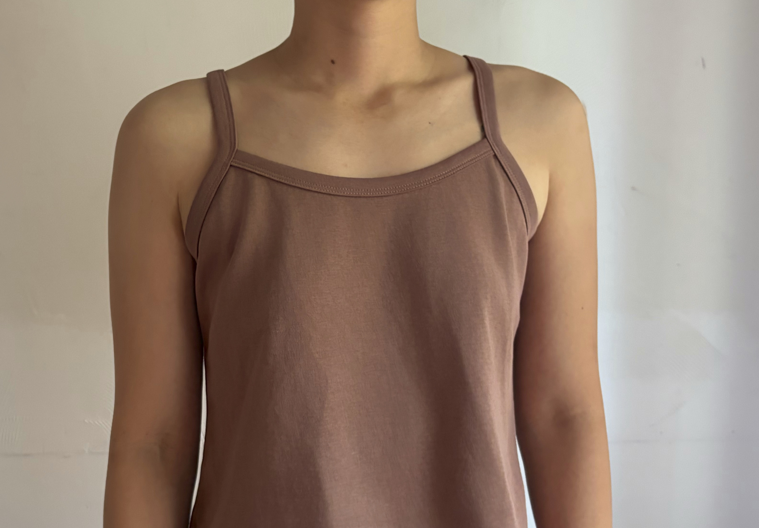 summer tank top_cocoa