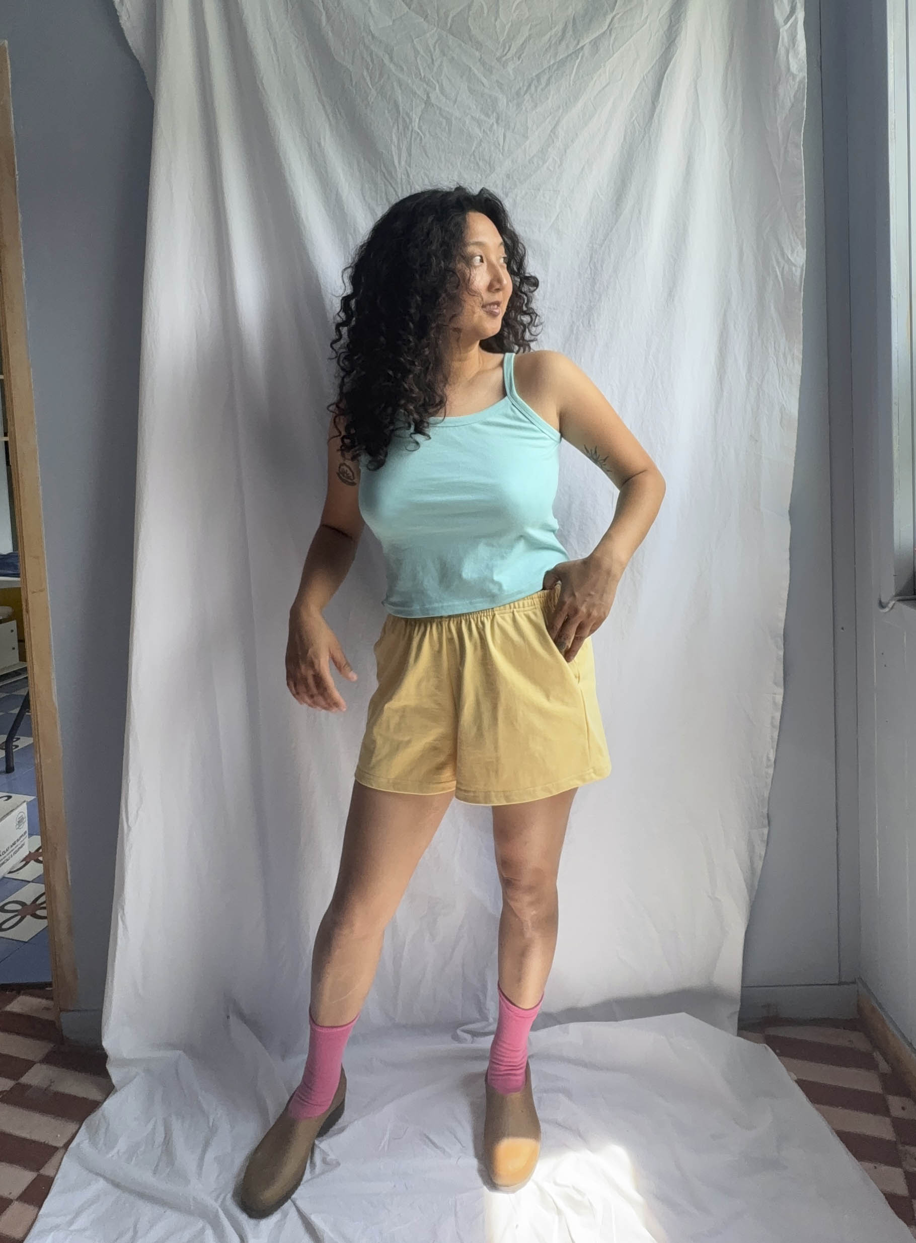 summer tank top_fresh mint
