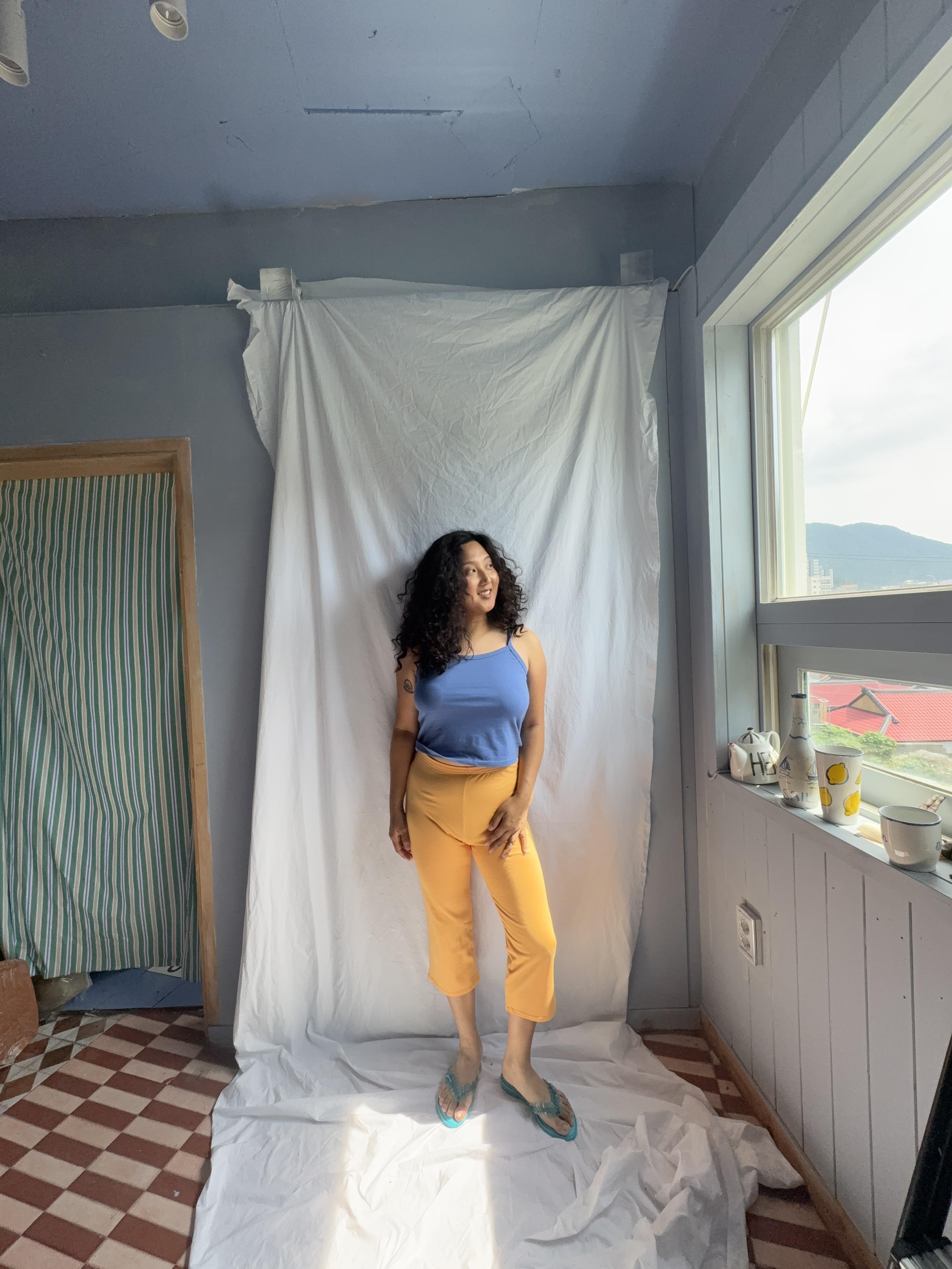 Color Capris_fresh orange