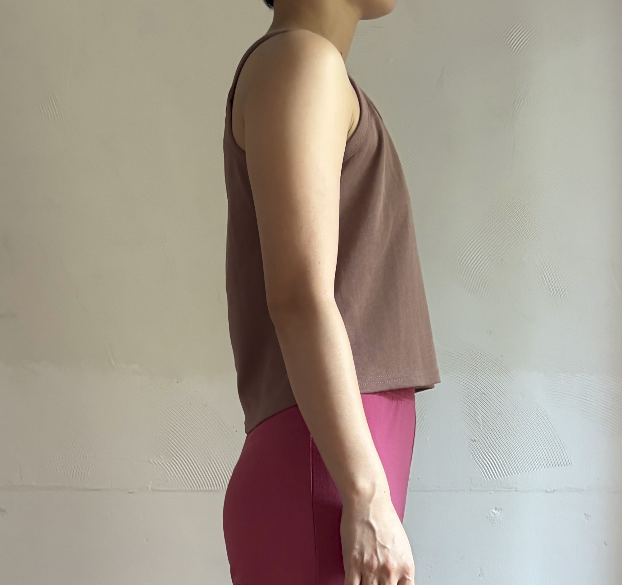 summer tank top_cocoa