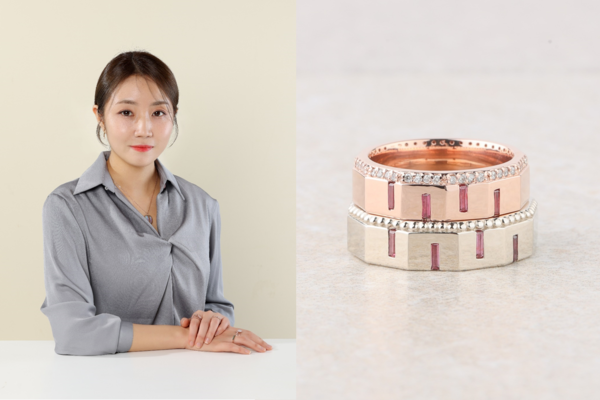 제이딘 장현진 대표 겸 디자이너와 ‘도시의 밤’ 웨딩밴드 /제이딘
