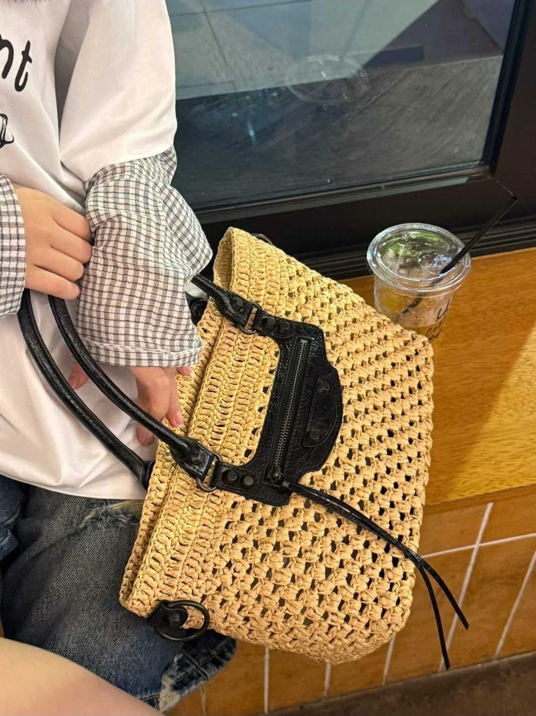 B 르시티 바스켓 토트 토트백가방 소가죽