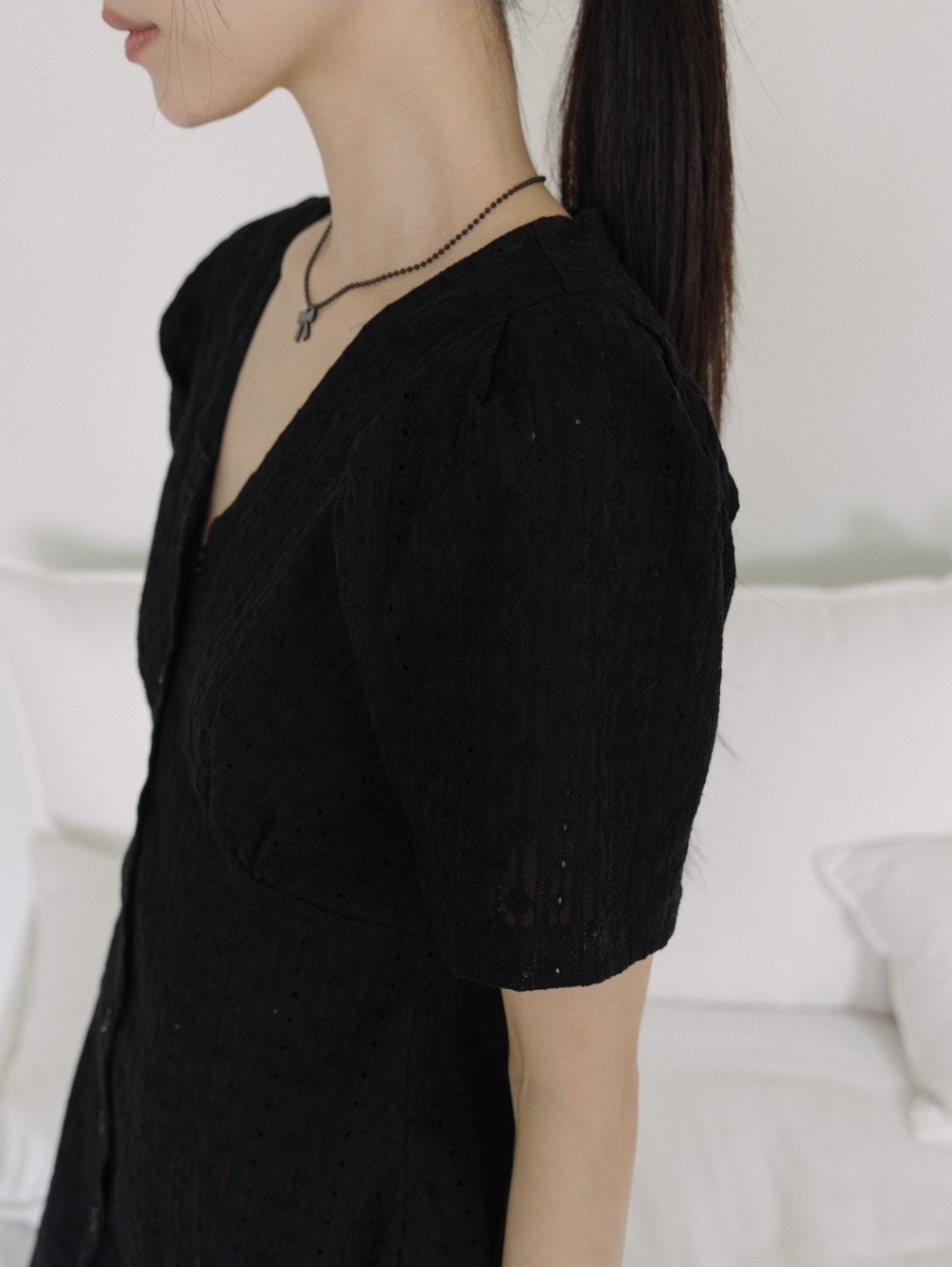 신상 프랑 자수 미니 원피스 데일리룩 여행룩 출근룩 국내생산