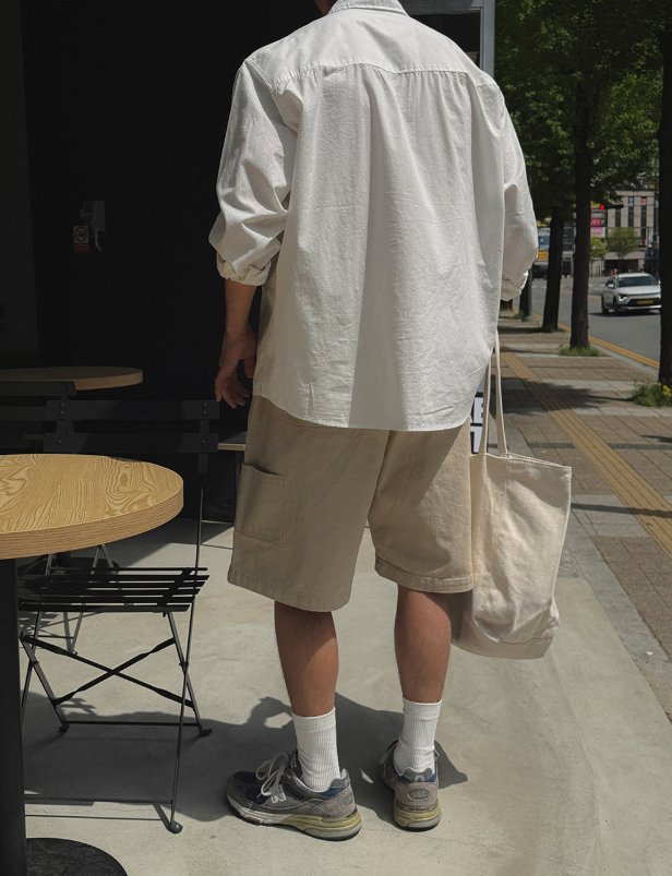 신상 버뮤다 팬츠 바지 데일리룩 루즈핏