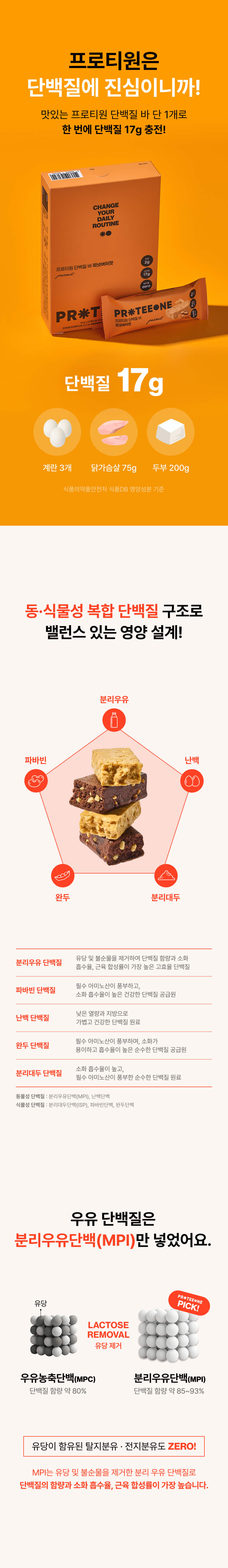 [임직원용] 프로티원 단백질바 저당 프로틴 바 2종 (10개입/BOX)