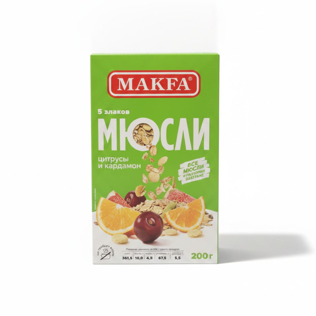[021603] Мюсли цитрусы и кардамон 200g