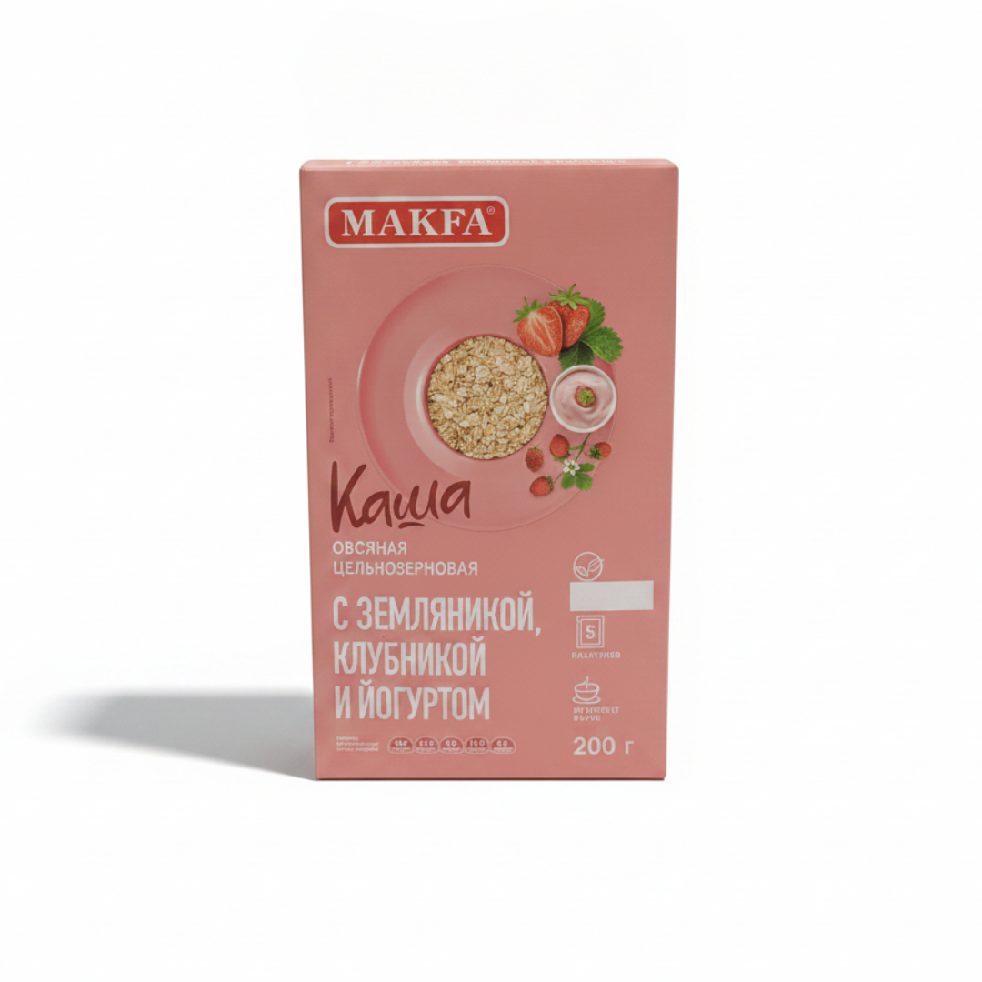 [019532] MAKFA 통귀리 오트밀(산딸기&딸기&요거트) 200g