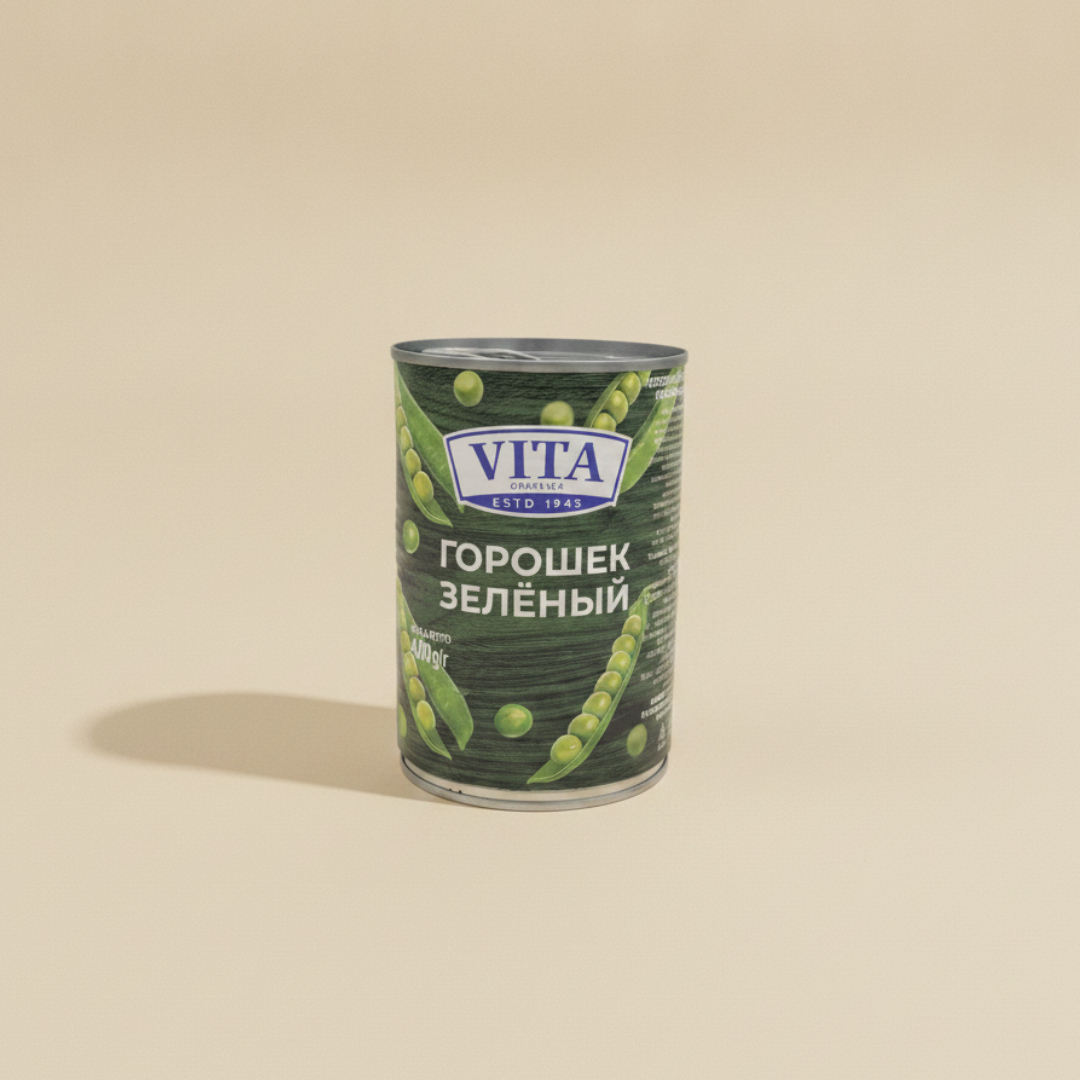 [009683] VITA Зеленый Горошек 420g (CAN)