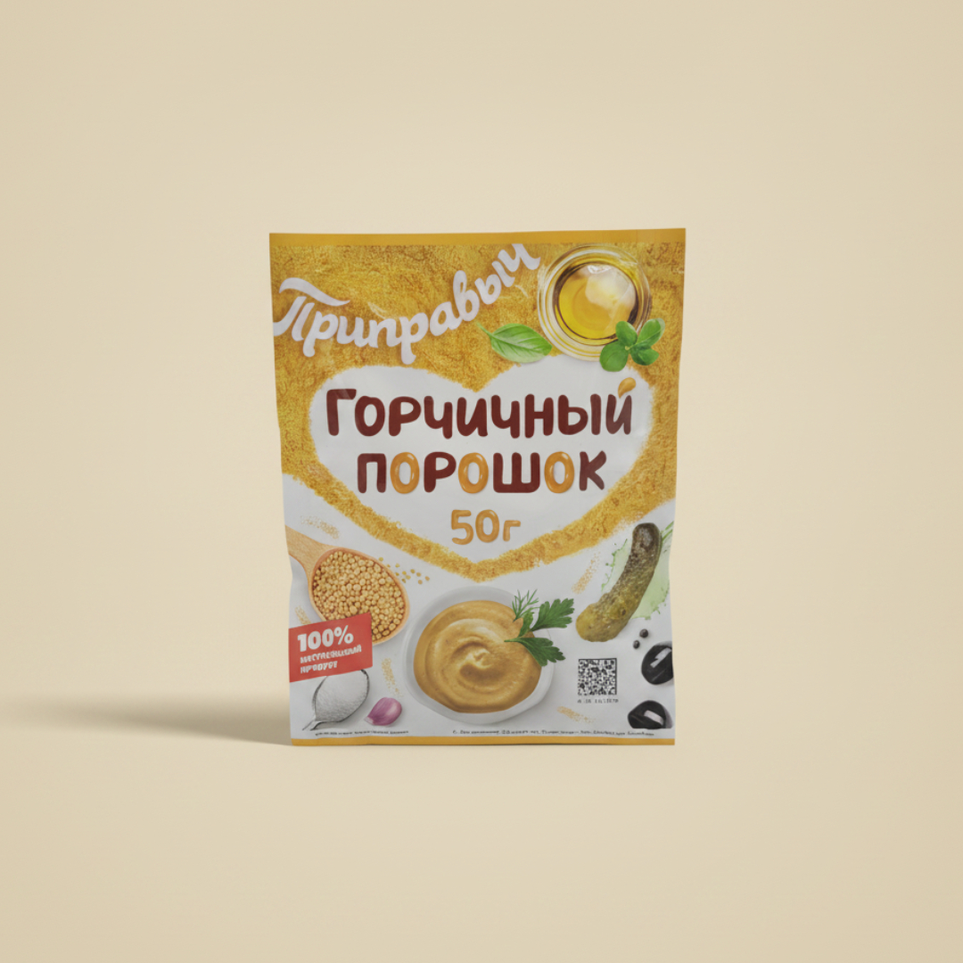 [820520] ПРИПРАВЫЧ Горчичный порошок 50g