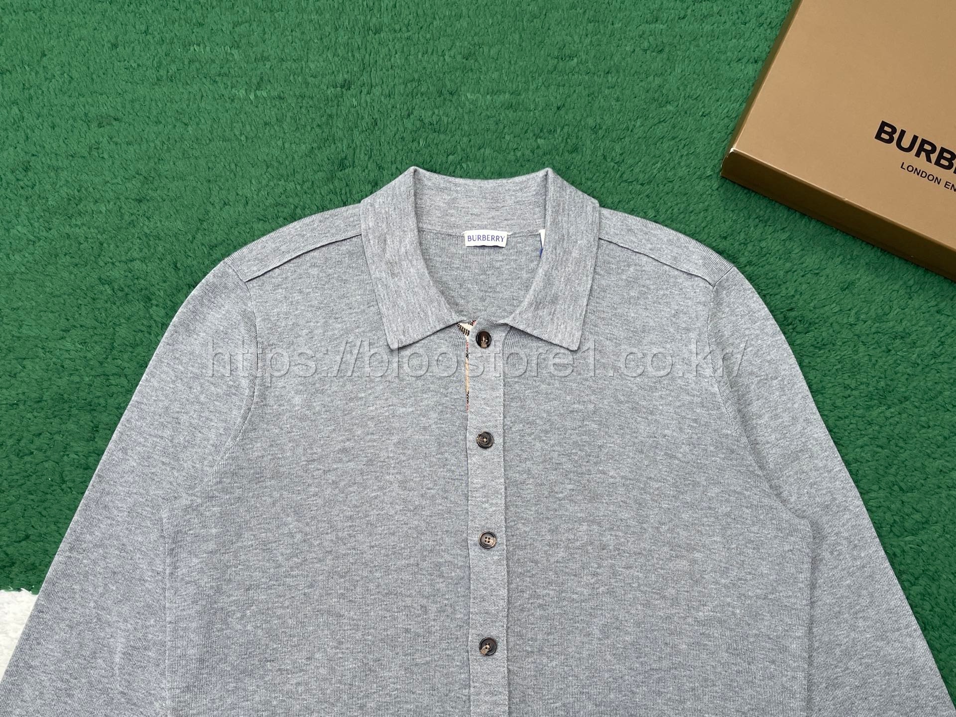 버버리 울 가디건 2color (블랙) (가디건)
