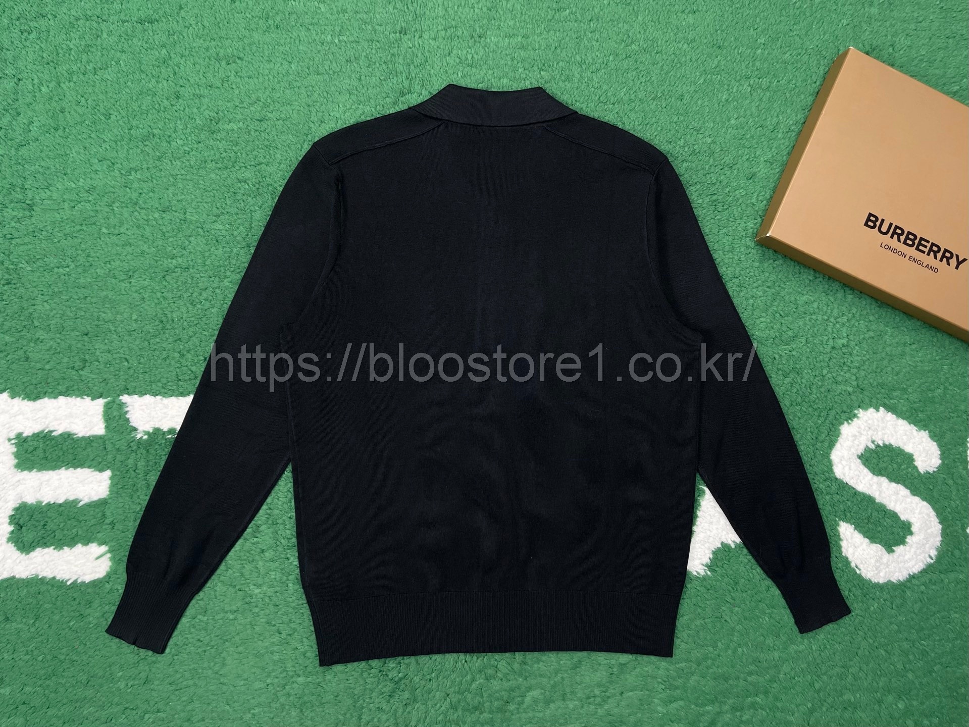 버버리 울 가디건 2color (블랙) (가디건)