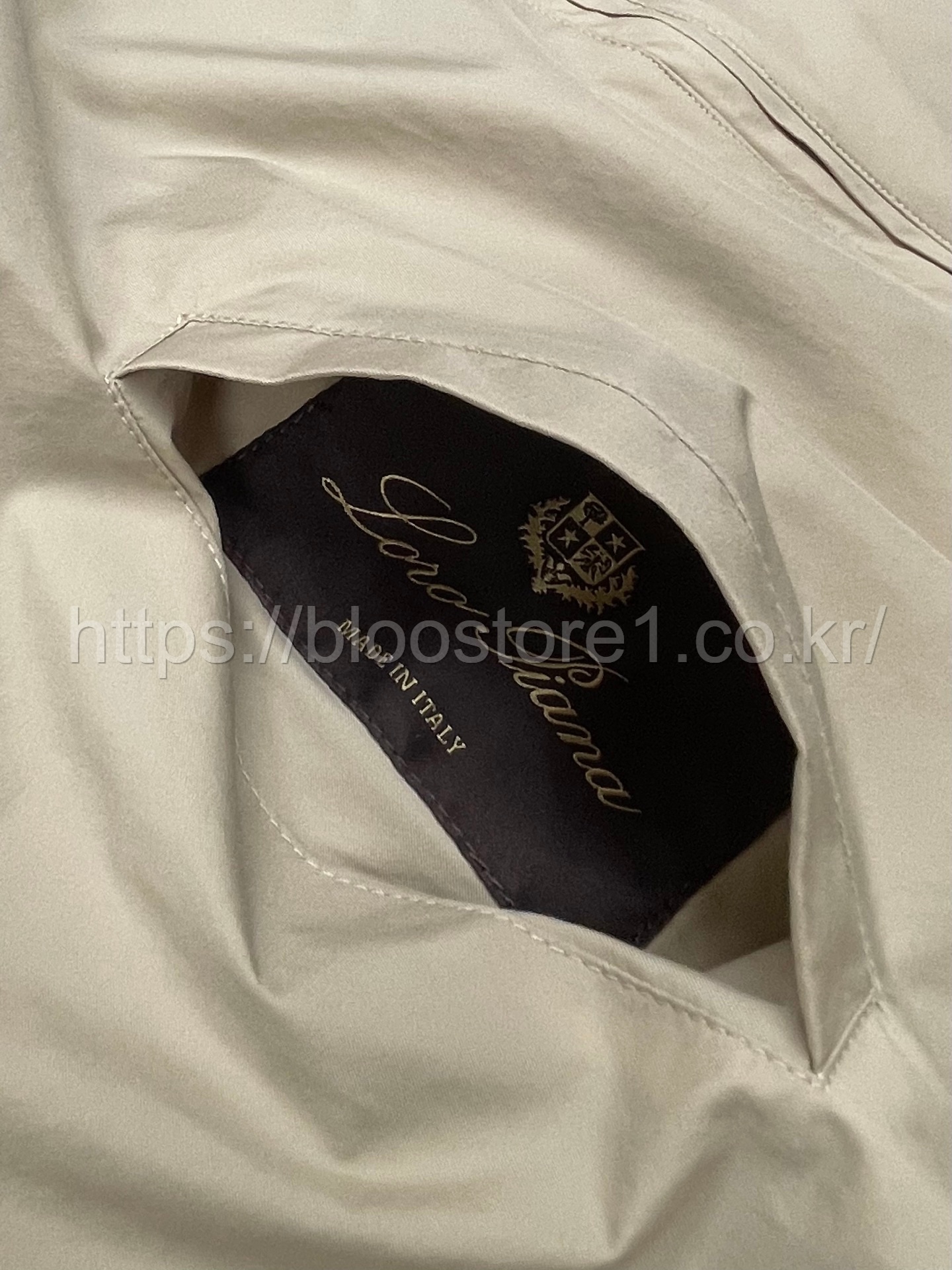 로로피아나 리버서블 집업 베스트 2color (네이비) (베이지)