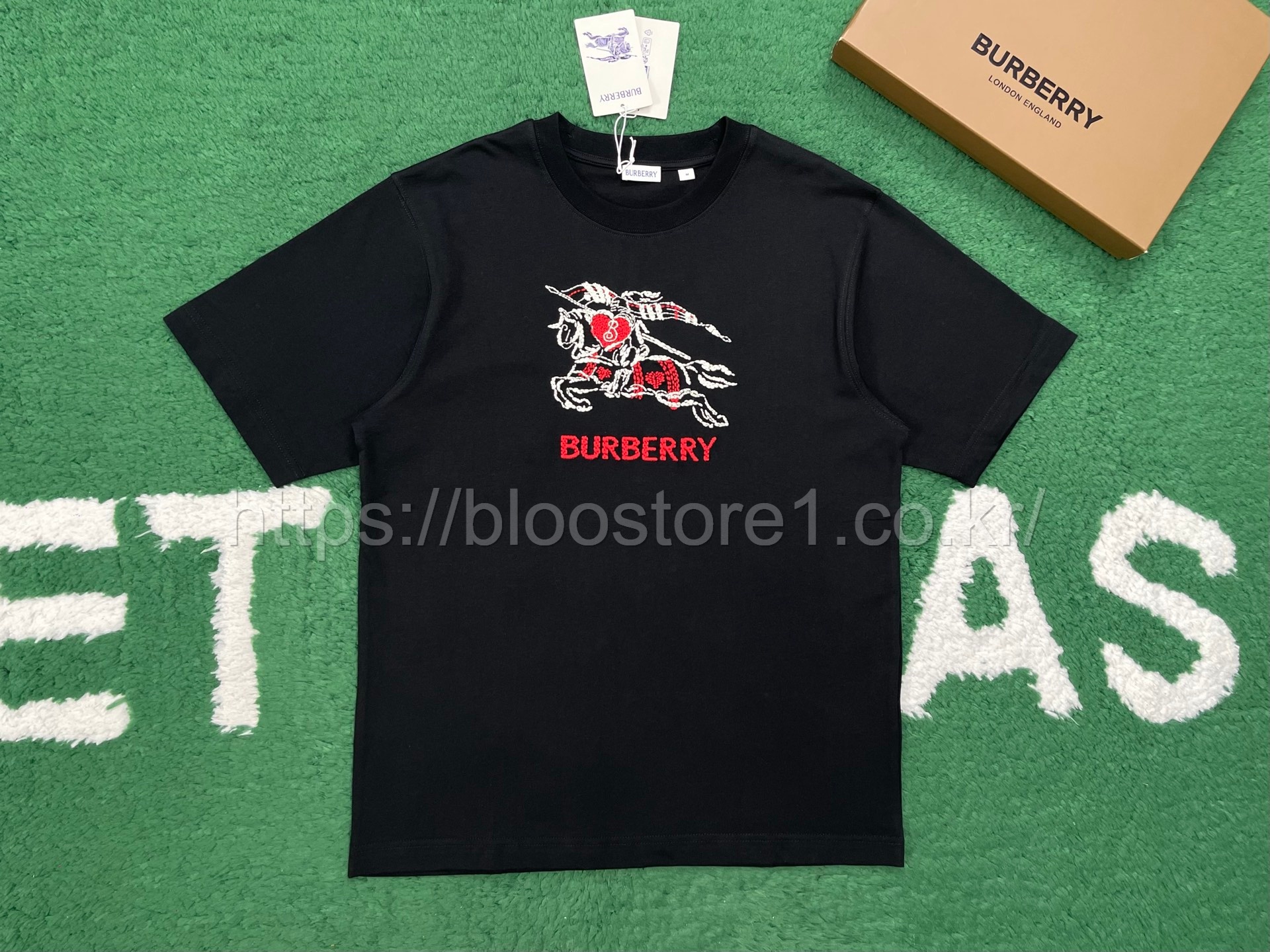 버버리 하트 나이트 코튼 티셔츠 3color (블랙) (블루) (화이트)