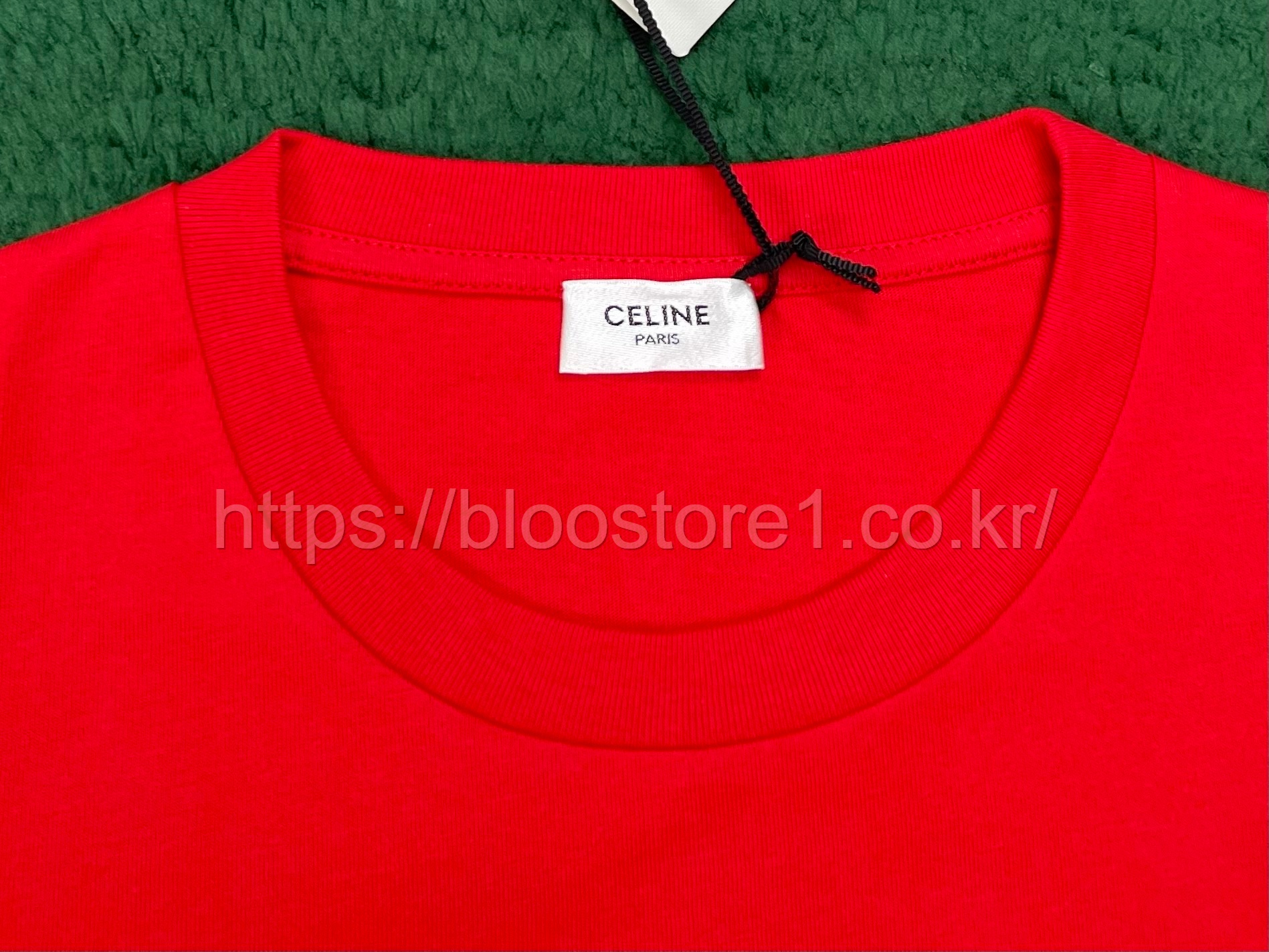 셀린느 트라이엄프 엠블럼 코튼 저지 티셔츠 3color (화이트) (레드) (블랙)
